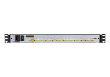 8-Port PS/2-USB VGA Dual Rail LCD KVM Switch