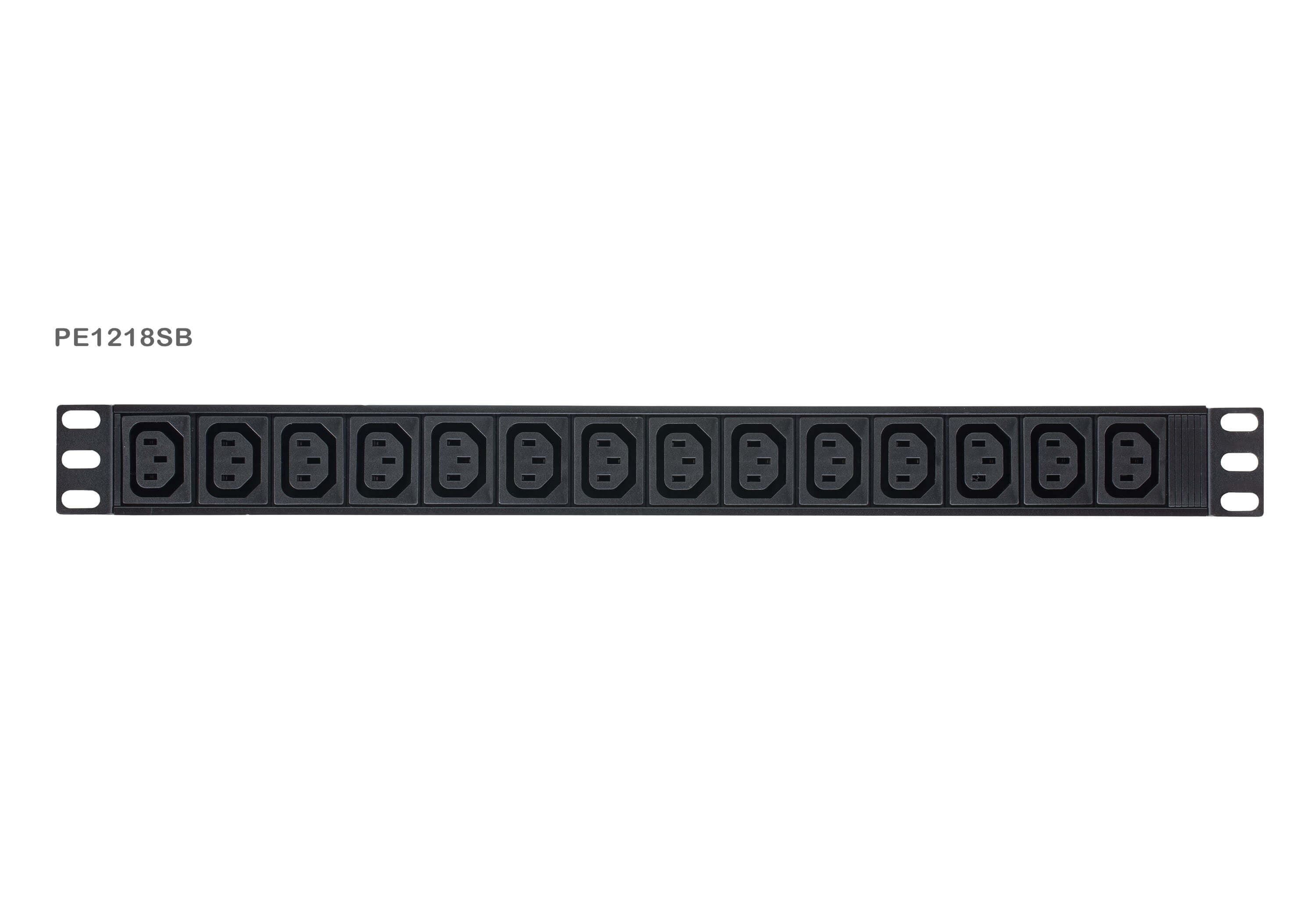 Basic Metered 1U PDU with Surge Protection — view 4