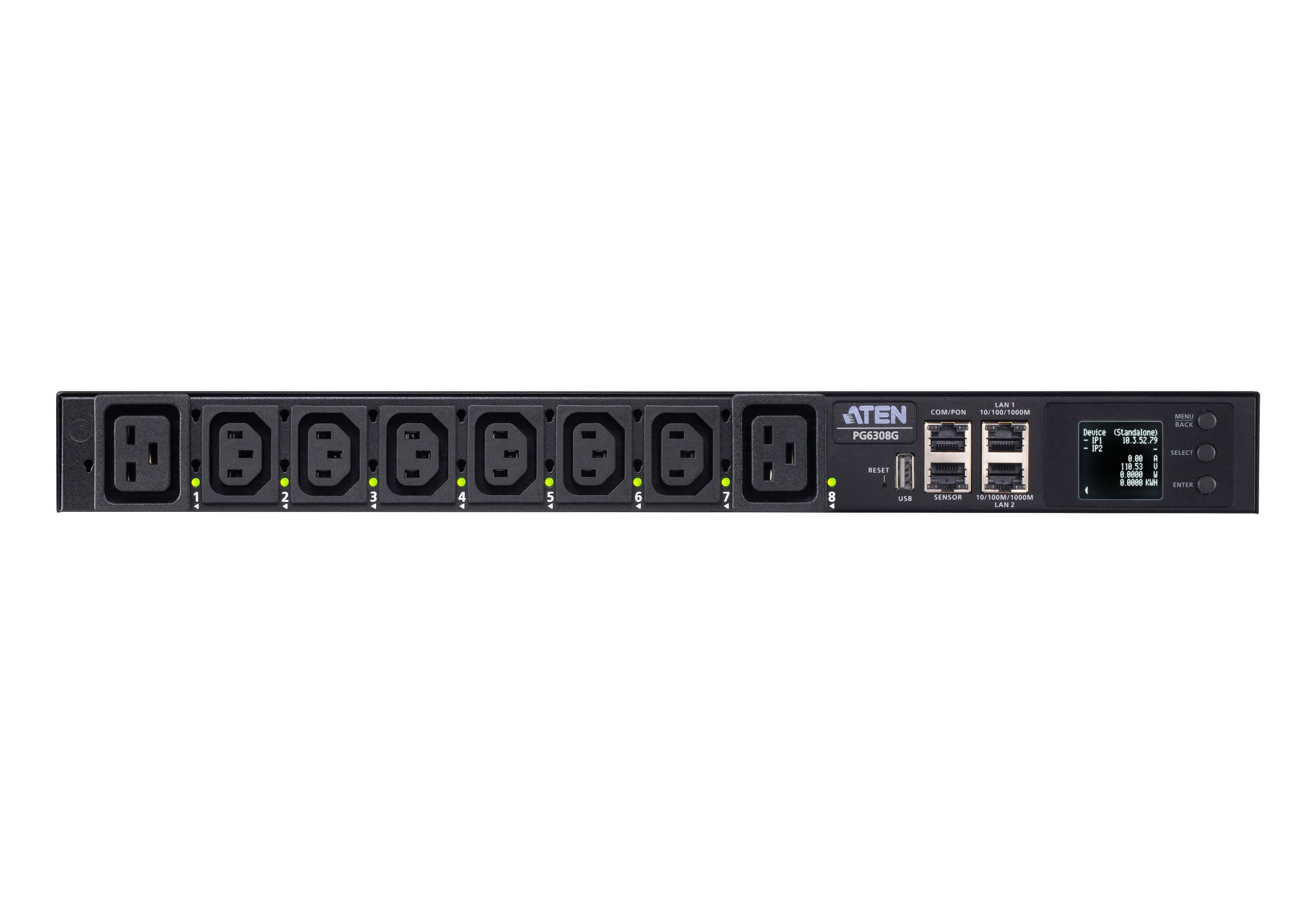 30A/32A 8-Outlet 1U Switched eco PDU — изглед 5