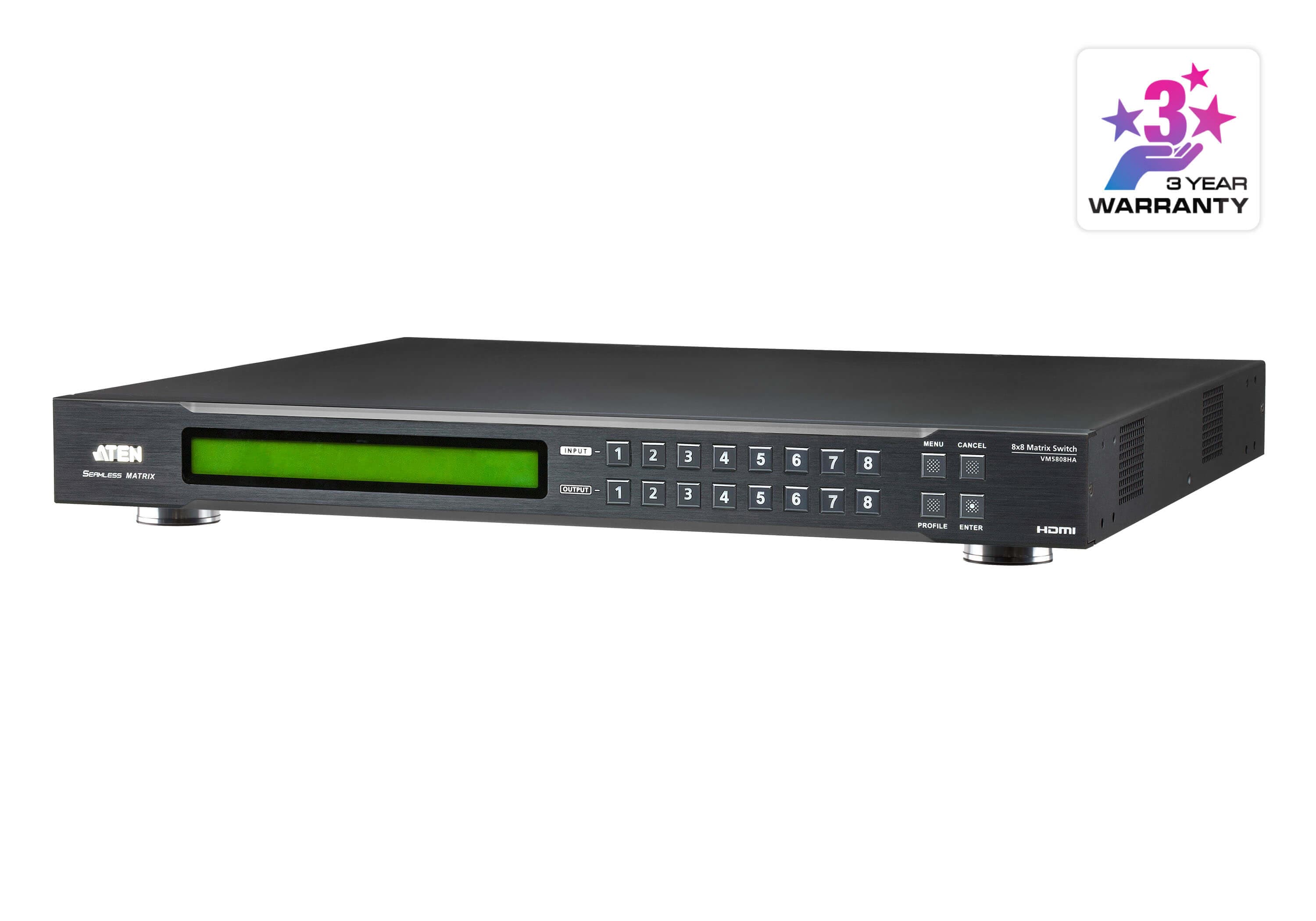 8 x 8 HDMI Matrix Switch with Scaler — изглед 3