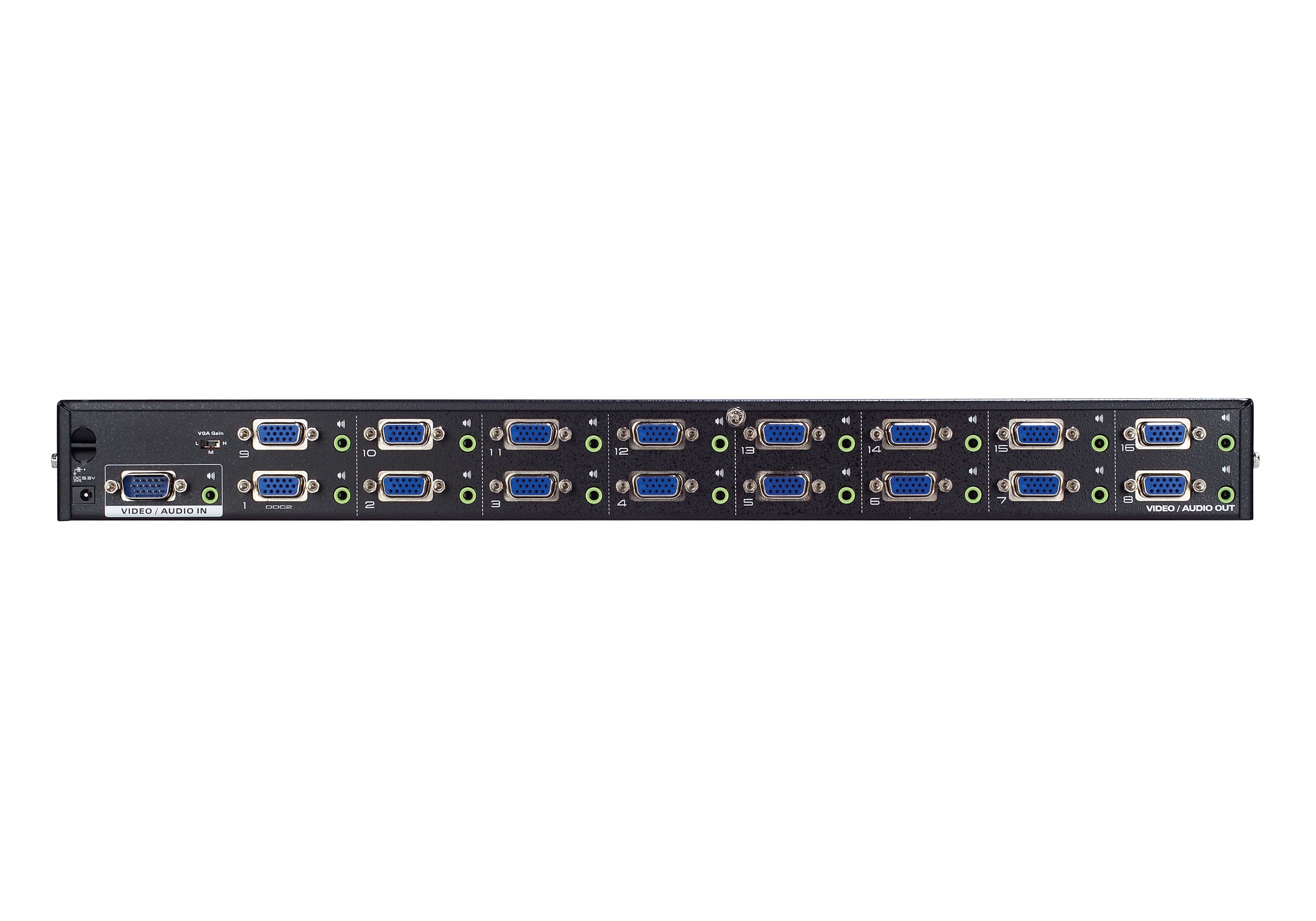 16-Port VGA/Audio Splitter (250MHz) — изглед 3