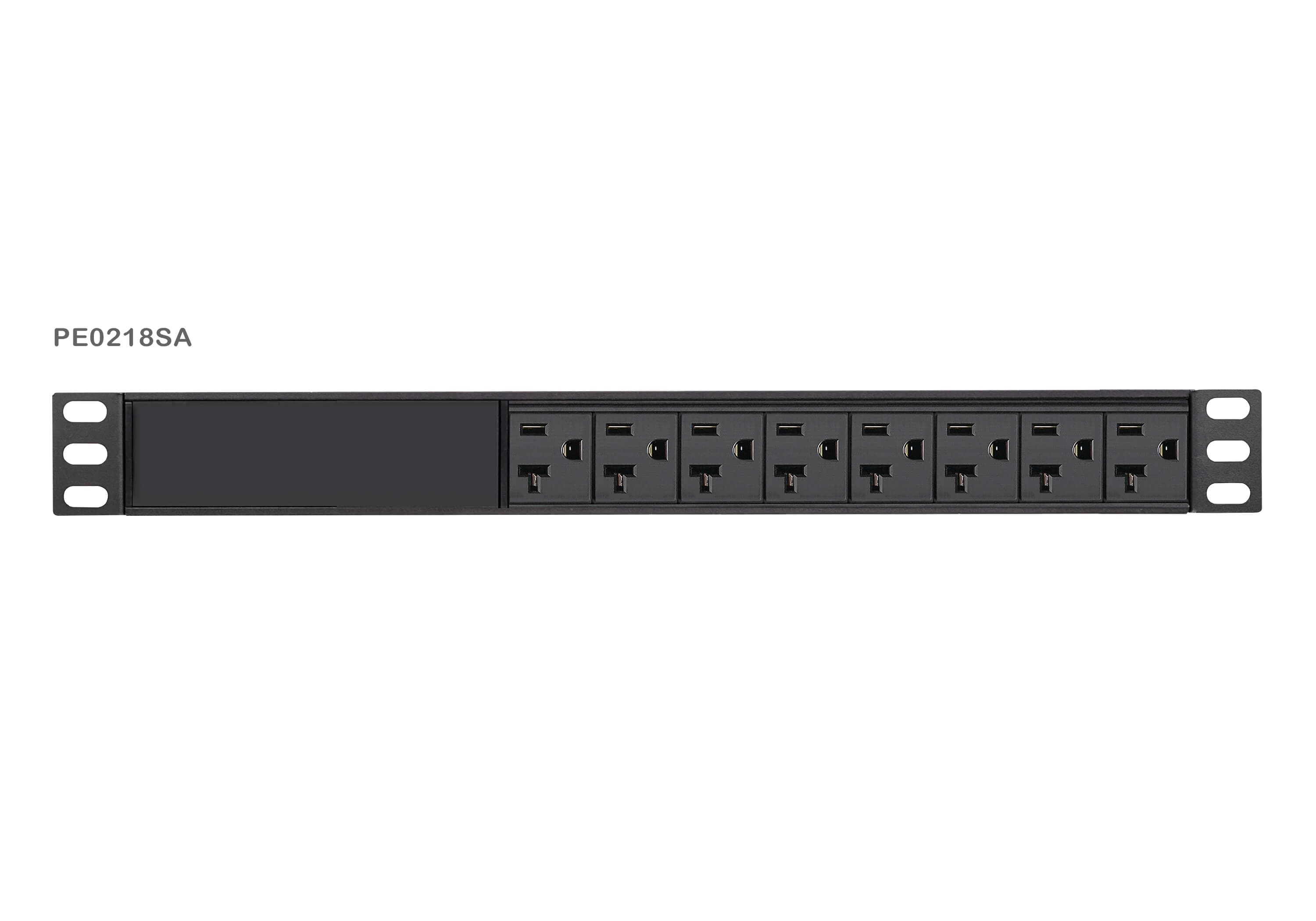 1U Basic PDU with Surge Protection — изглед 2
