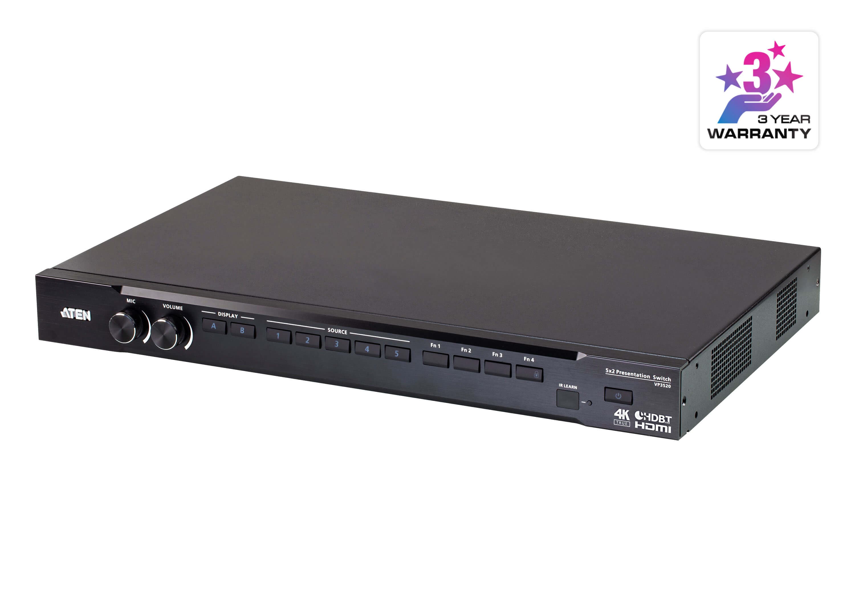 5 x 2 True 4K Seamless Presentation Matrix Switch with Control — изглед 3