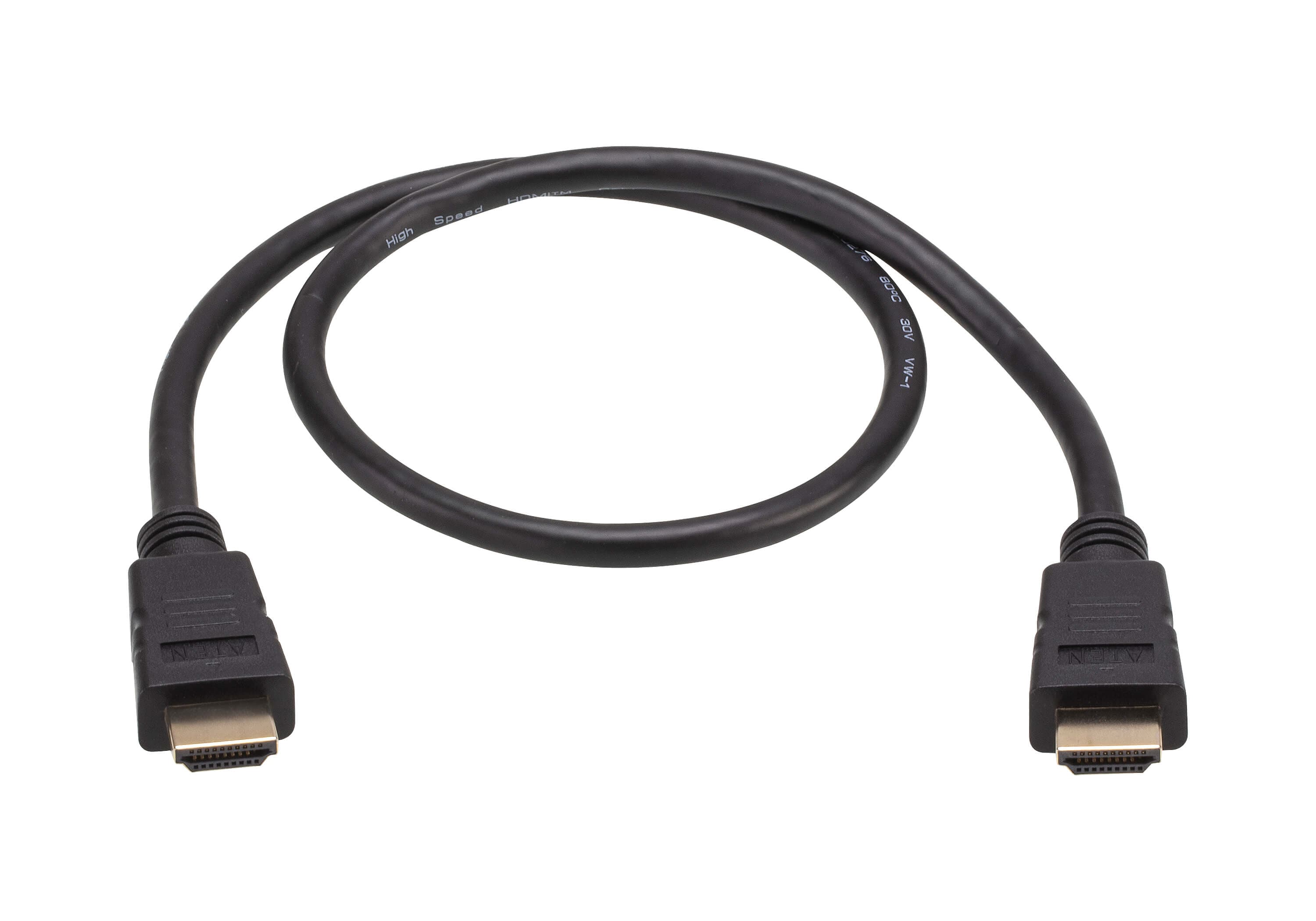 0.6 m High Speed HDMI™ Cable with Ethernet (True 4K)