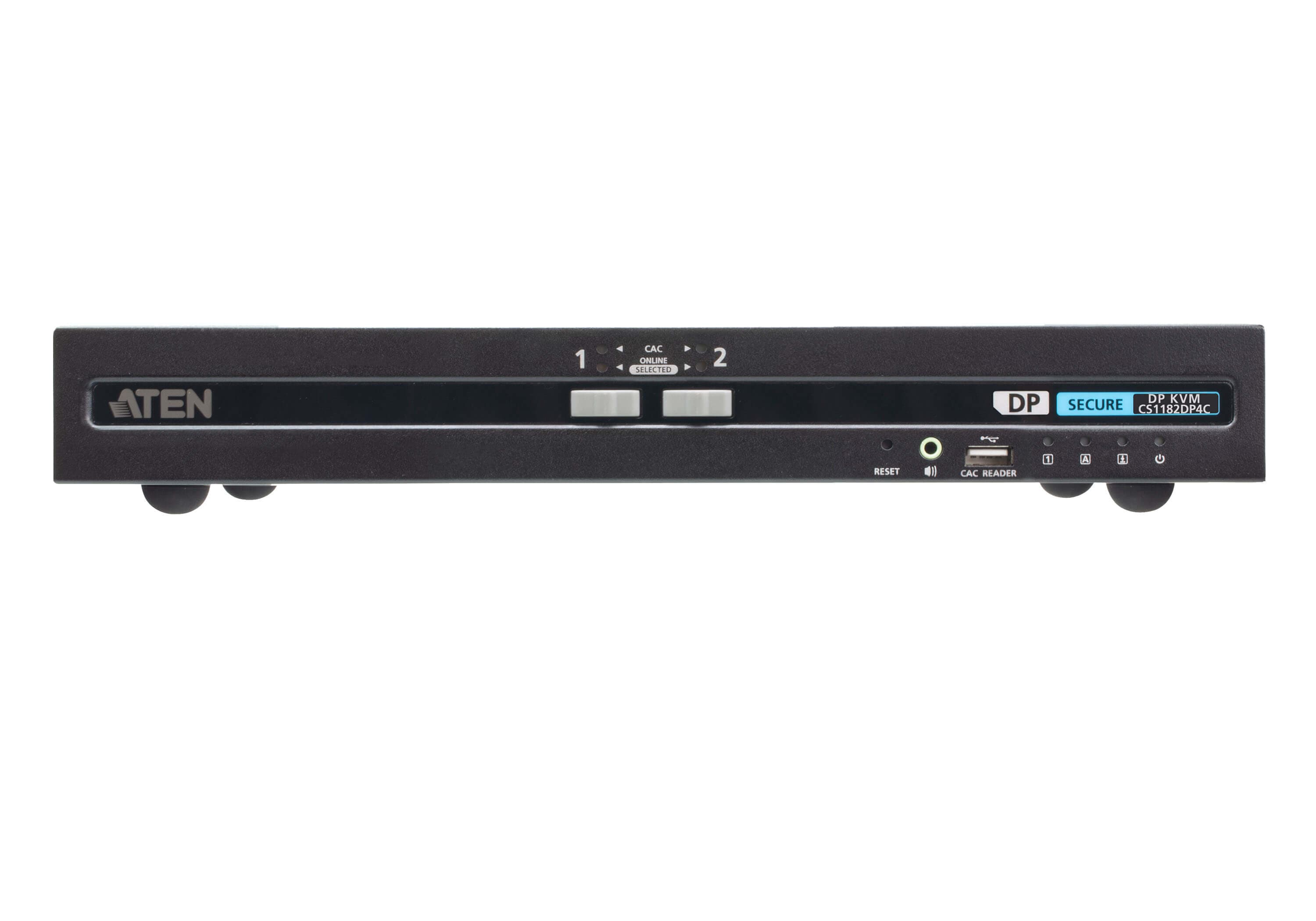 2-Port USB DisplayPort Secure KVM Switch with CAC (PSD PP v4.0 Compliant) — изглед 2