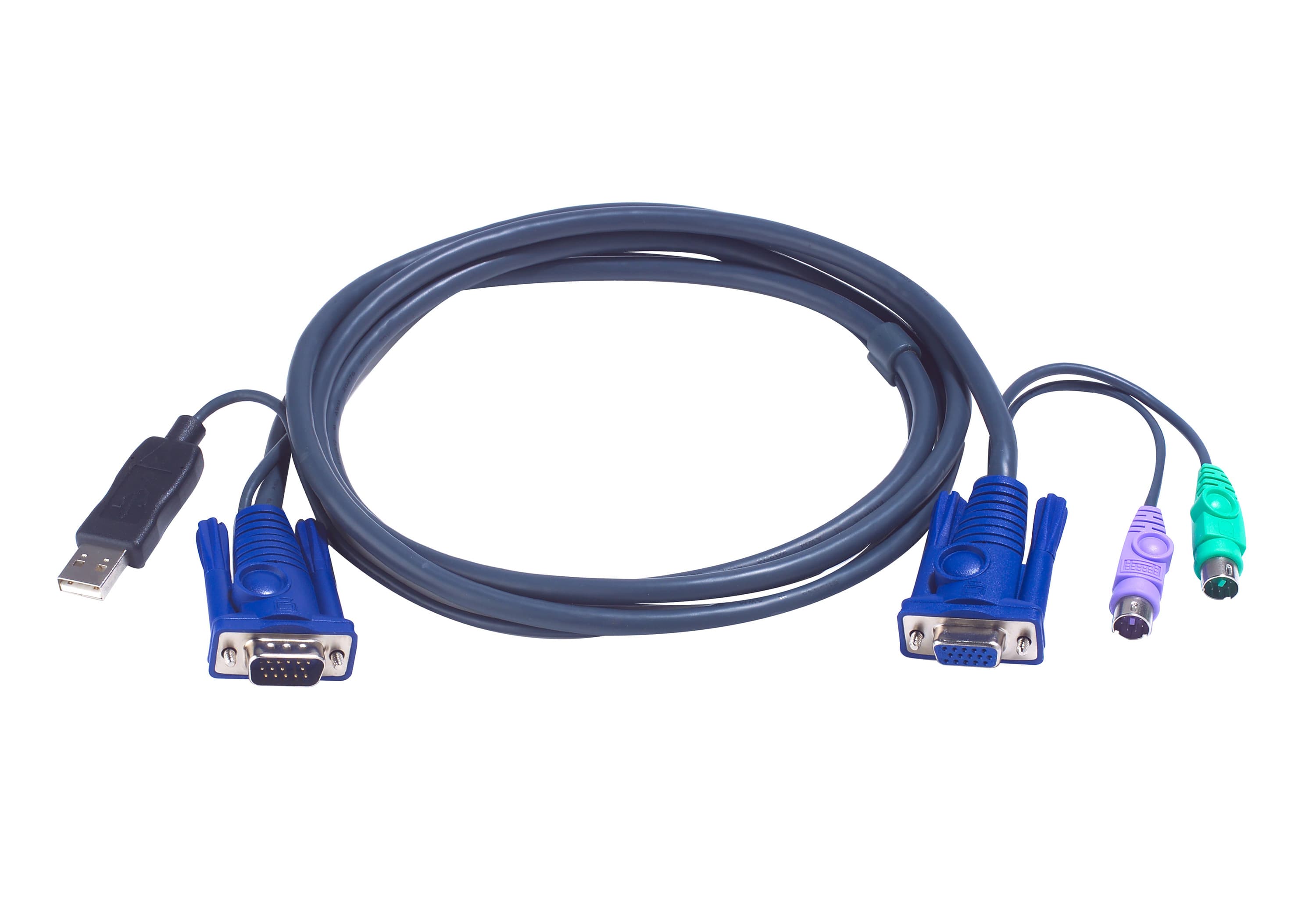3M USB KVM Cable with built-in PS2 to USB Converter