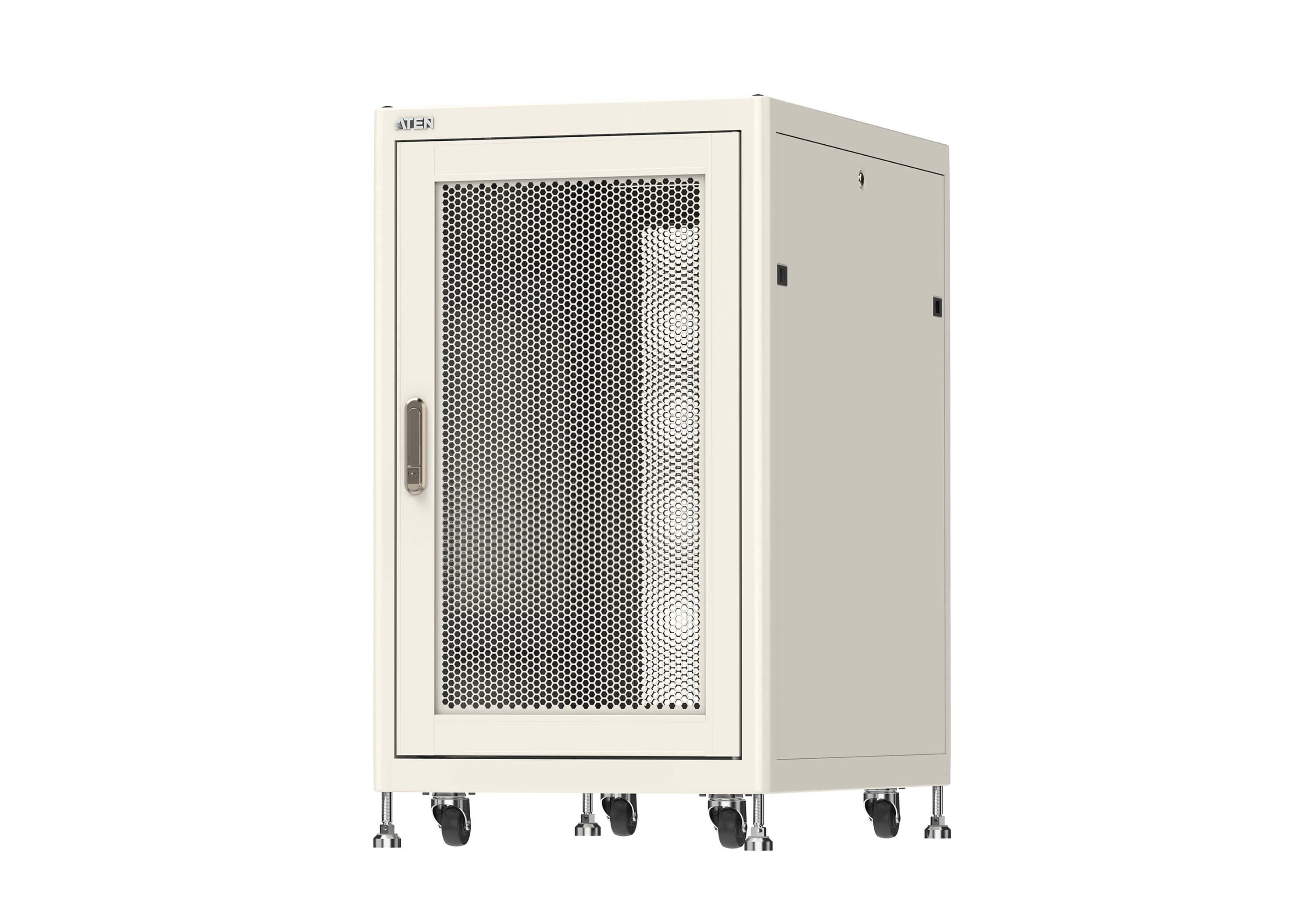 20U Standard Rack with Perforated Front and Rear Doors — изглед 3