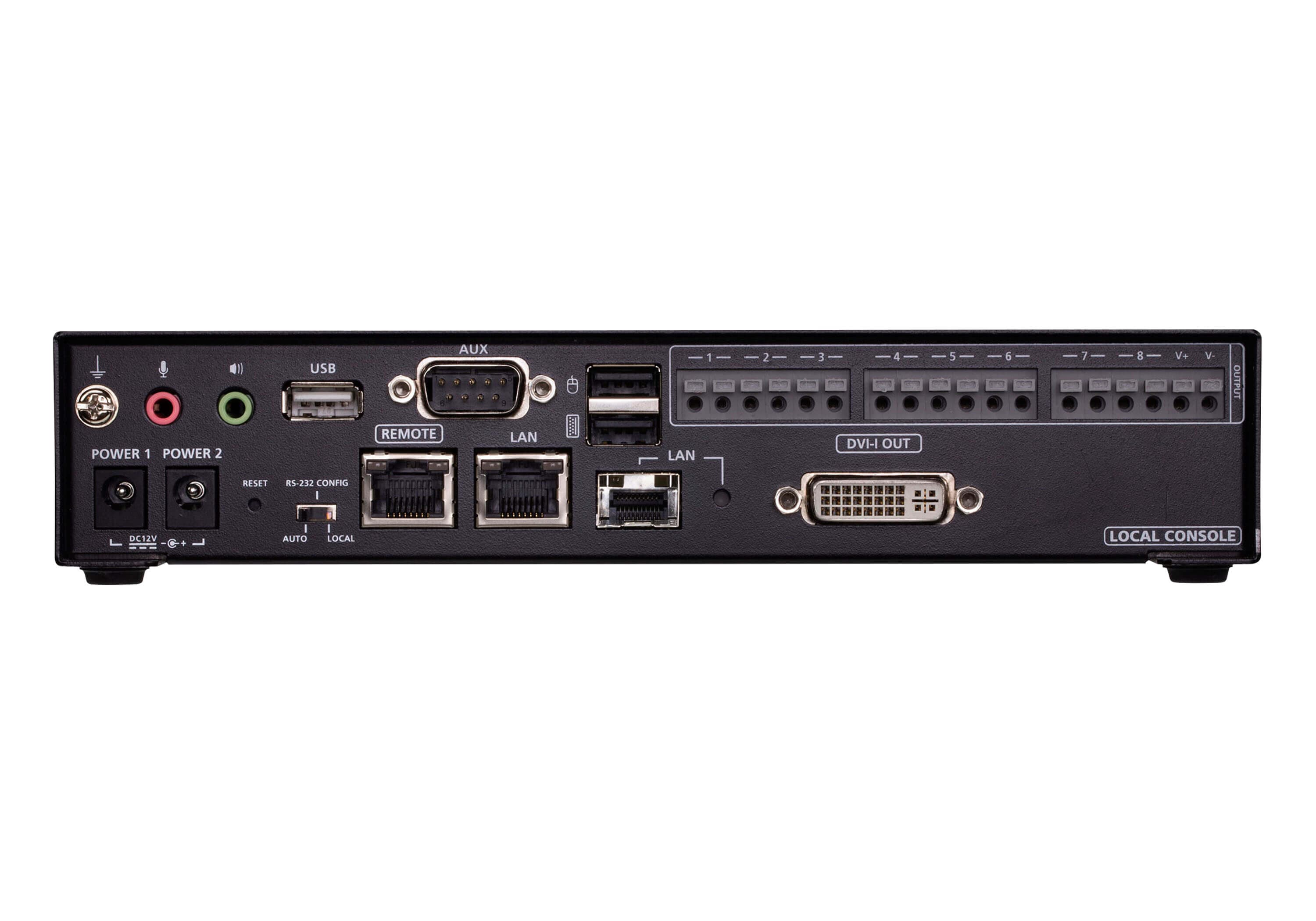 DVI-I Single Display KVM over IP Transmitter with Remote Access
