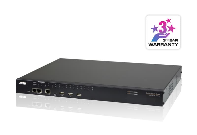 32-Port Serial Console Server with Dual Power/LAN