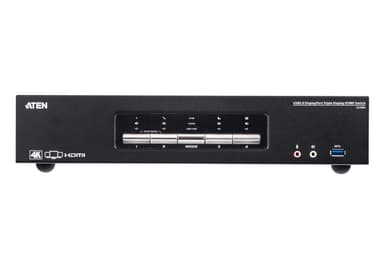 4-Port USB3.0 4K DisplayPort Triple Display KVMP™ Switch