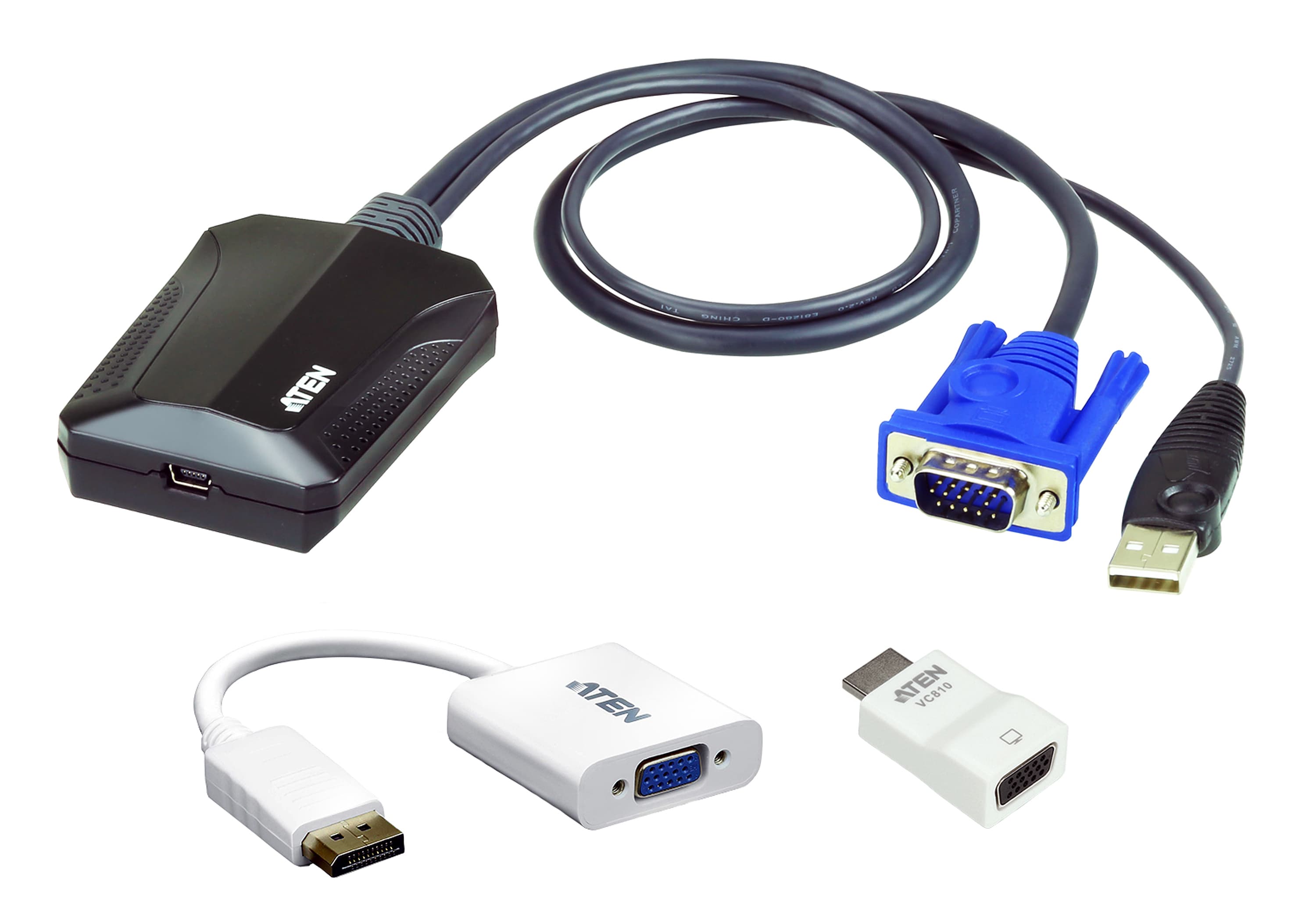 Laptop USB KVM Console Crash Cart Adapter IT Kit — изглед 3