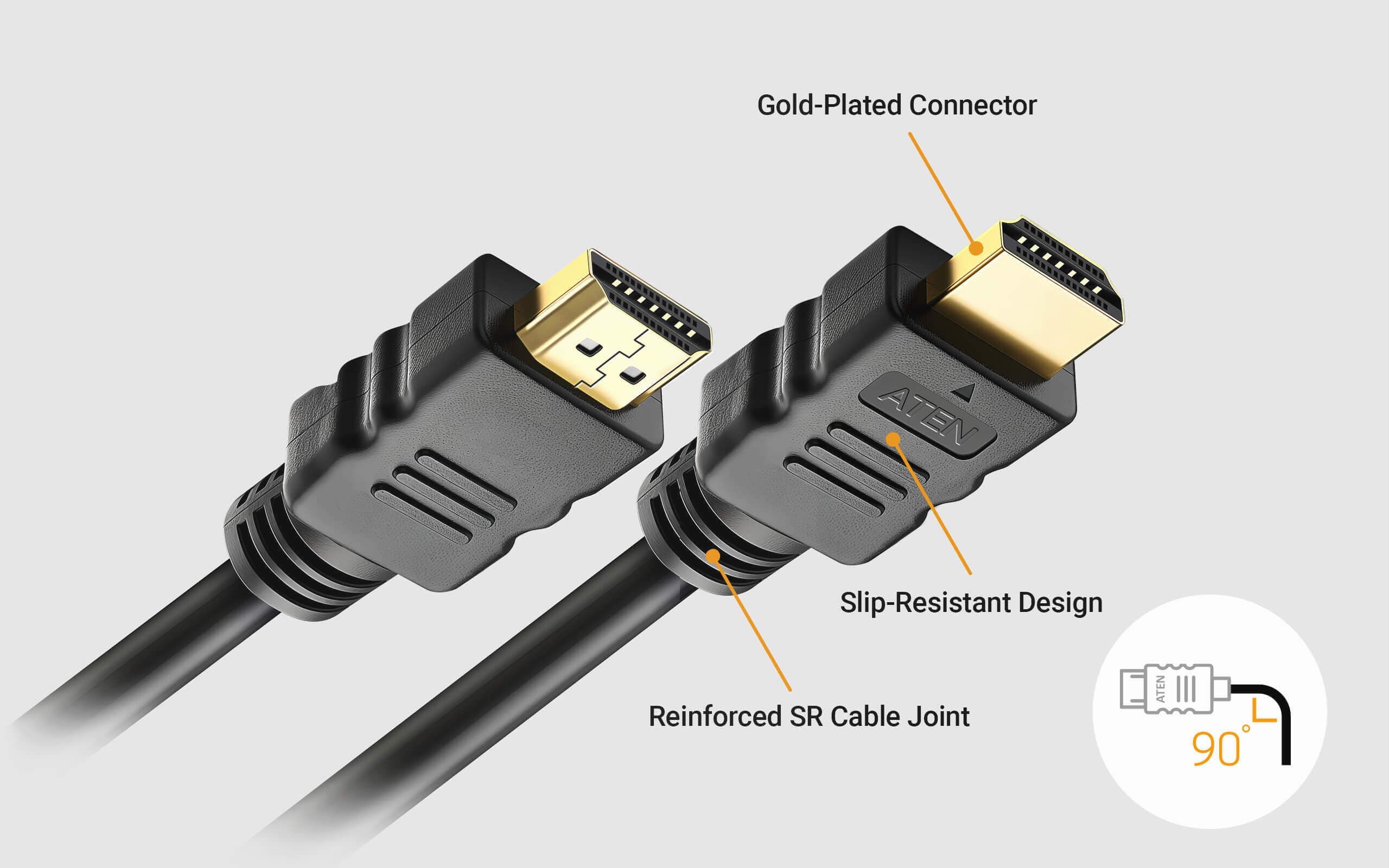 1 m High Speed HDMI™ Cable with Ethernet (True 4K) — изглед 6