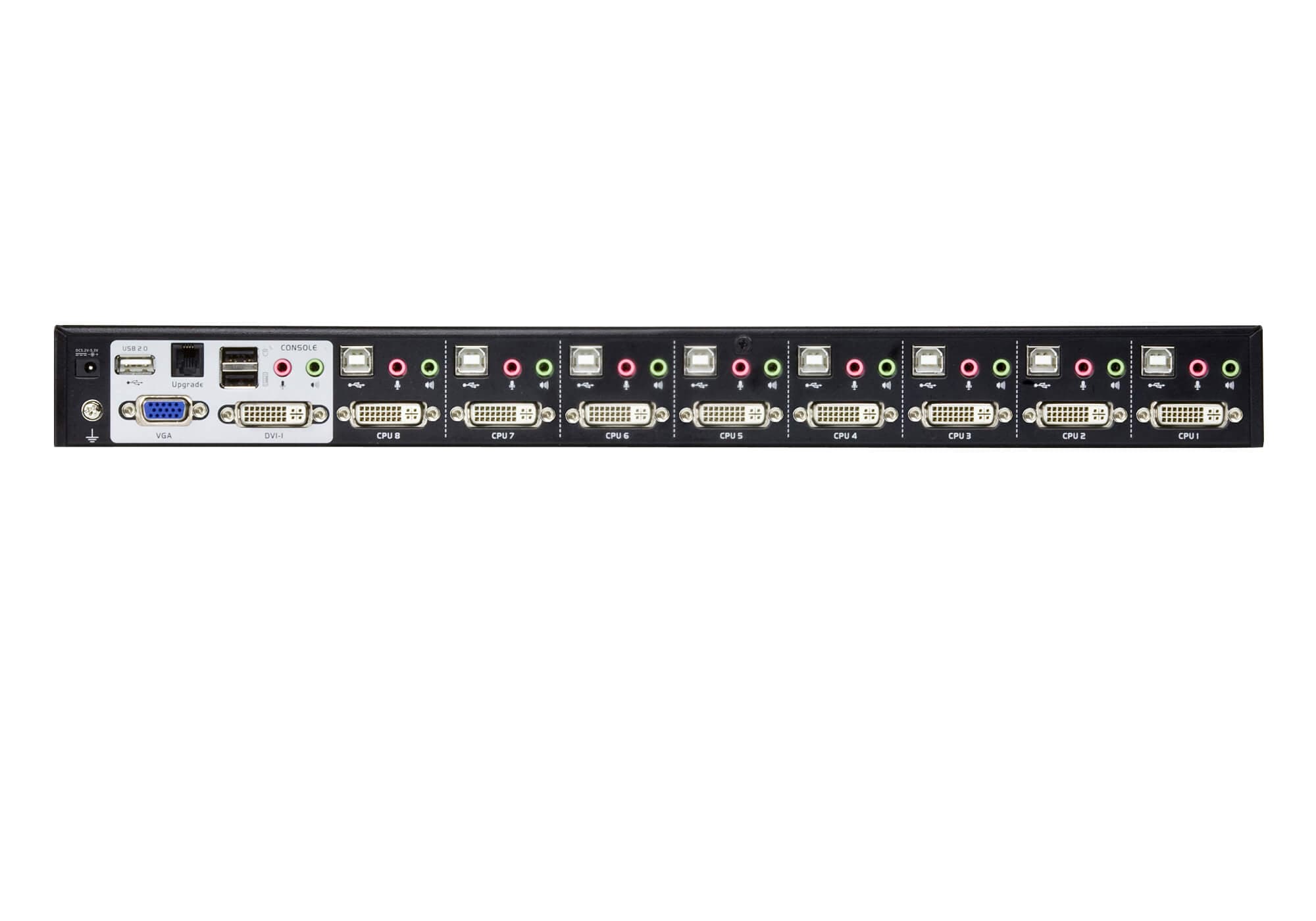 8-Port USB DVI Dual Link/Audio KVM Switch — изглед 2