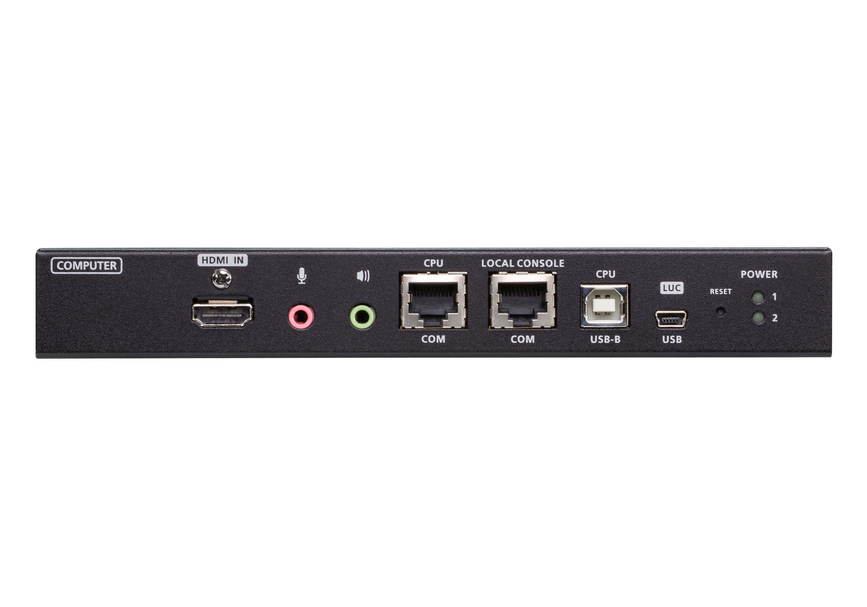 1-Local / Remote Shared Access Single Port 4K HDMI KVM over IP Switch