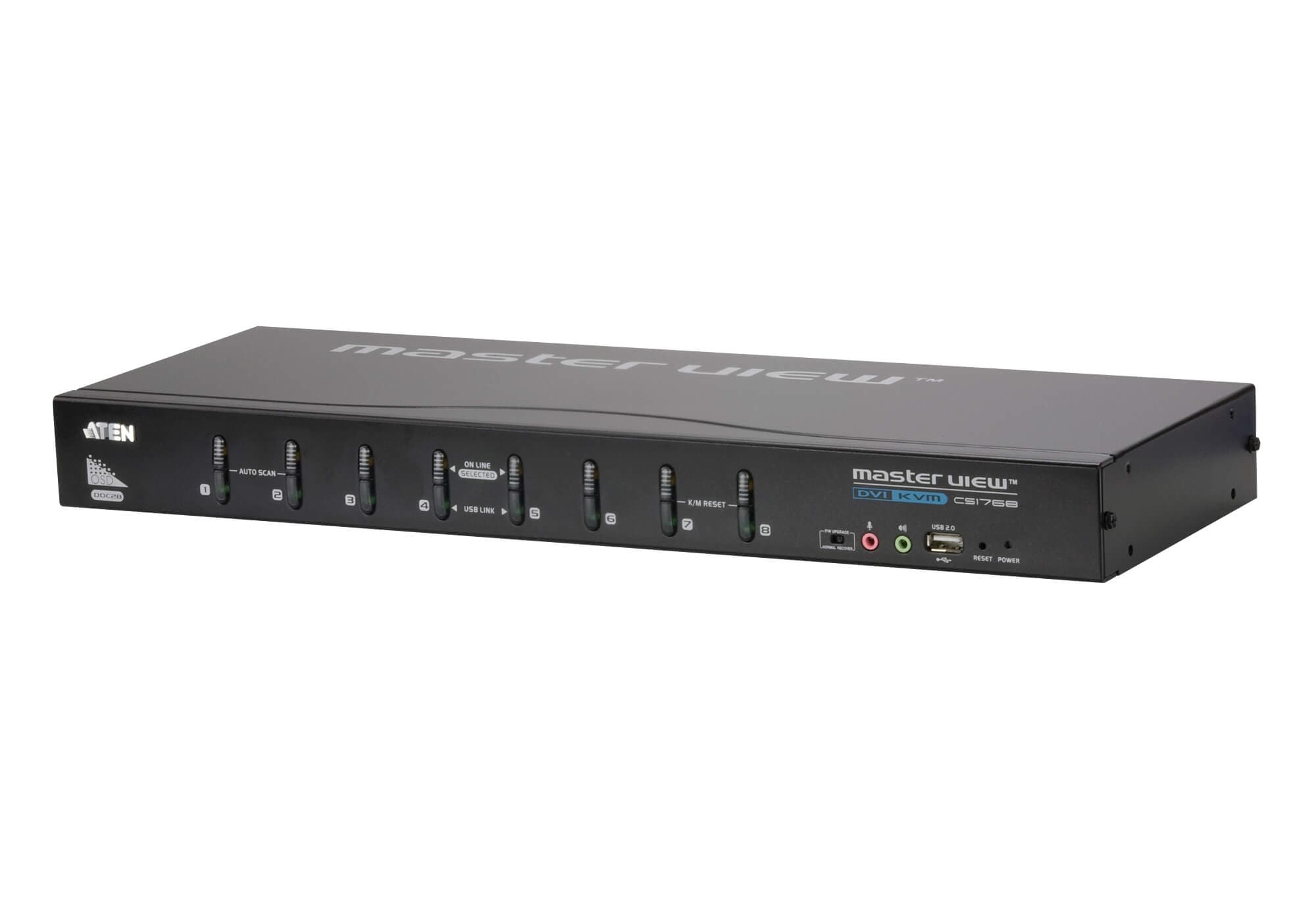 8-Port USB DVI/Audio KVM Switch — изглед 3