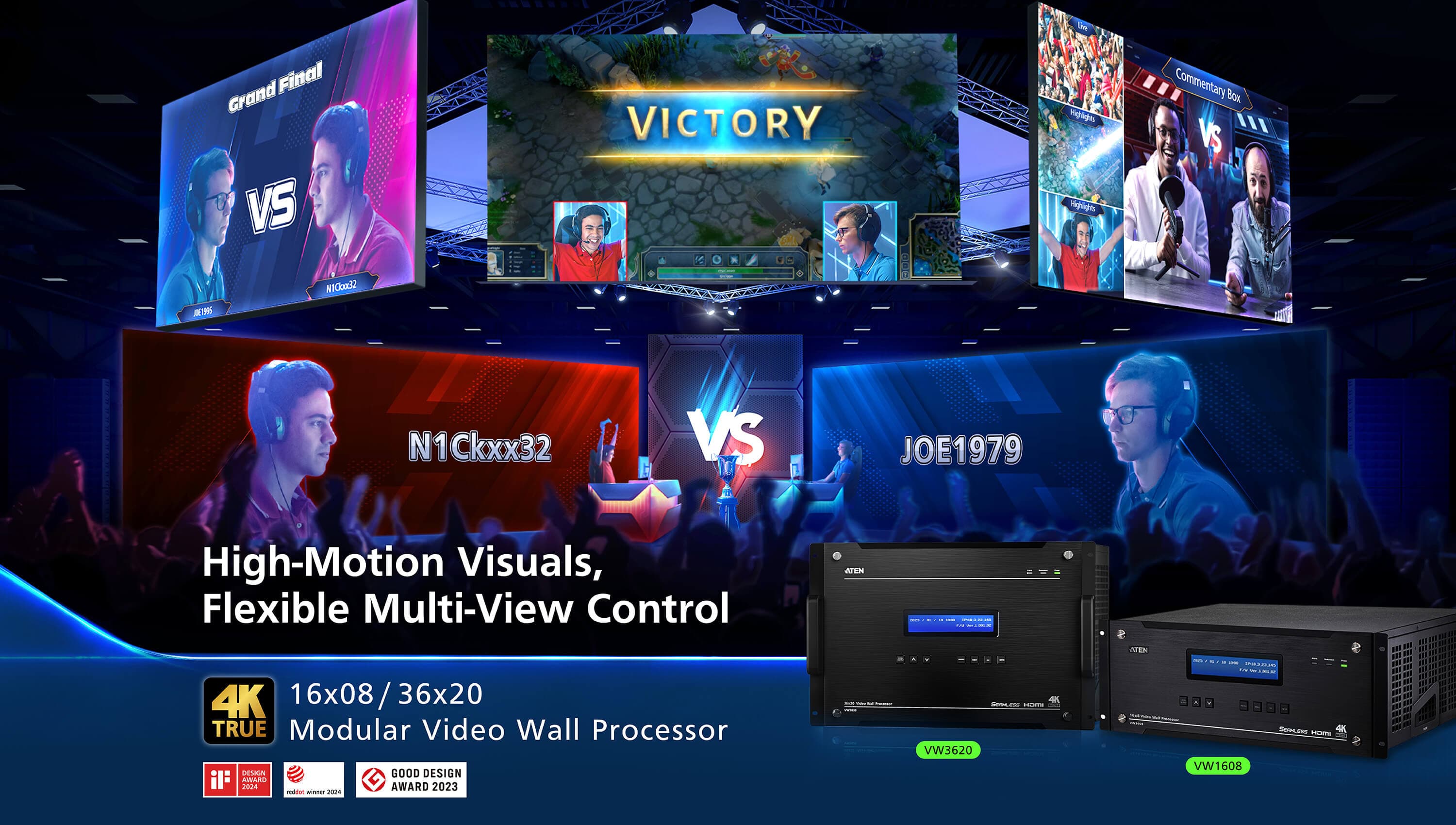 16 × 8 Modular Video Wall Processor — изглед 5