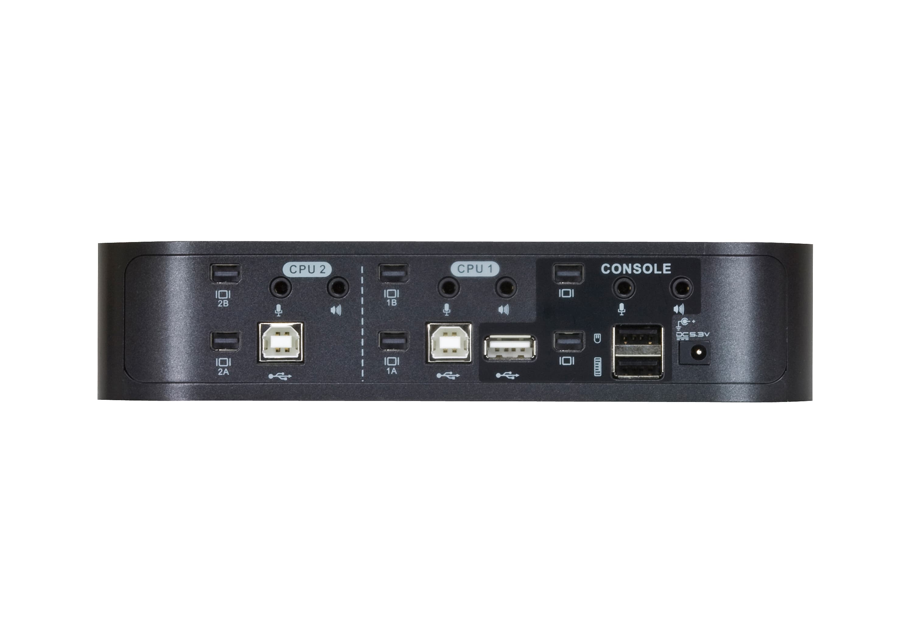 4-Port USB Mini DisplayPort/Audio Dual Display KVMP™ Switch (Cables included) — view 4
