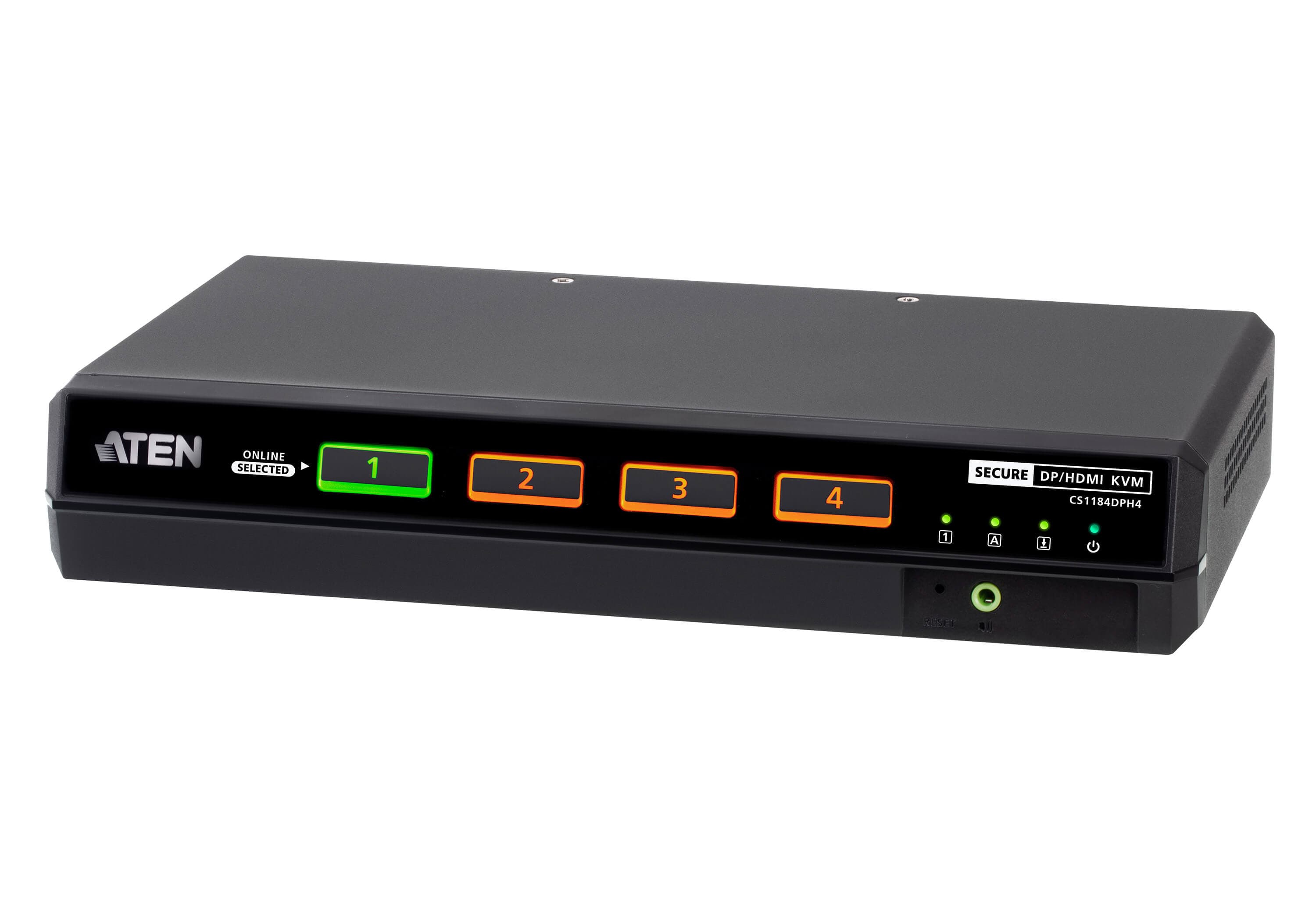 4-Port USB 5K DisplayPort/HDMI Universal Secure KVM Switch (PSD PP v4.0 Compliant) — view 3