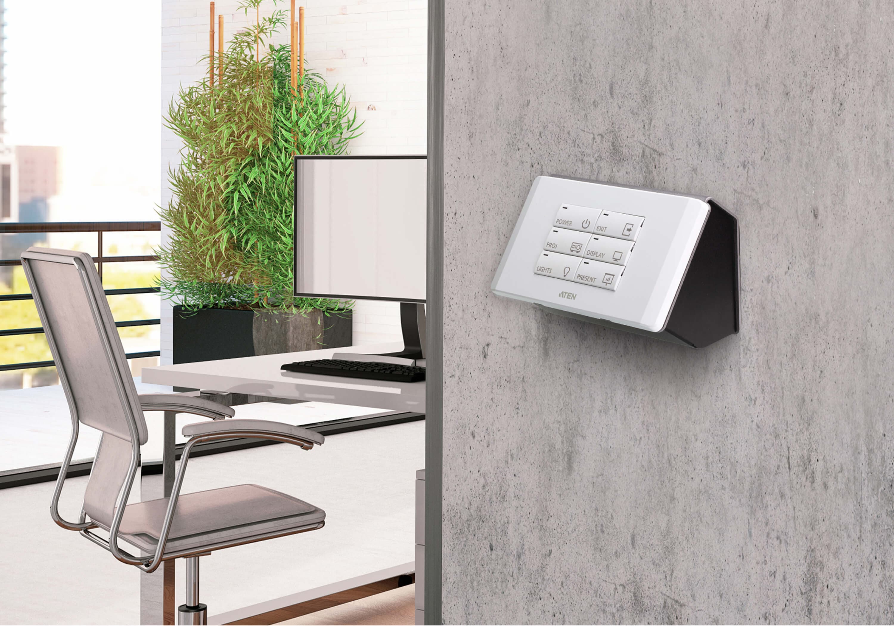 ATEN Control System - 12-button Keypad (EU, 2 Gang) — изглед 8