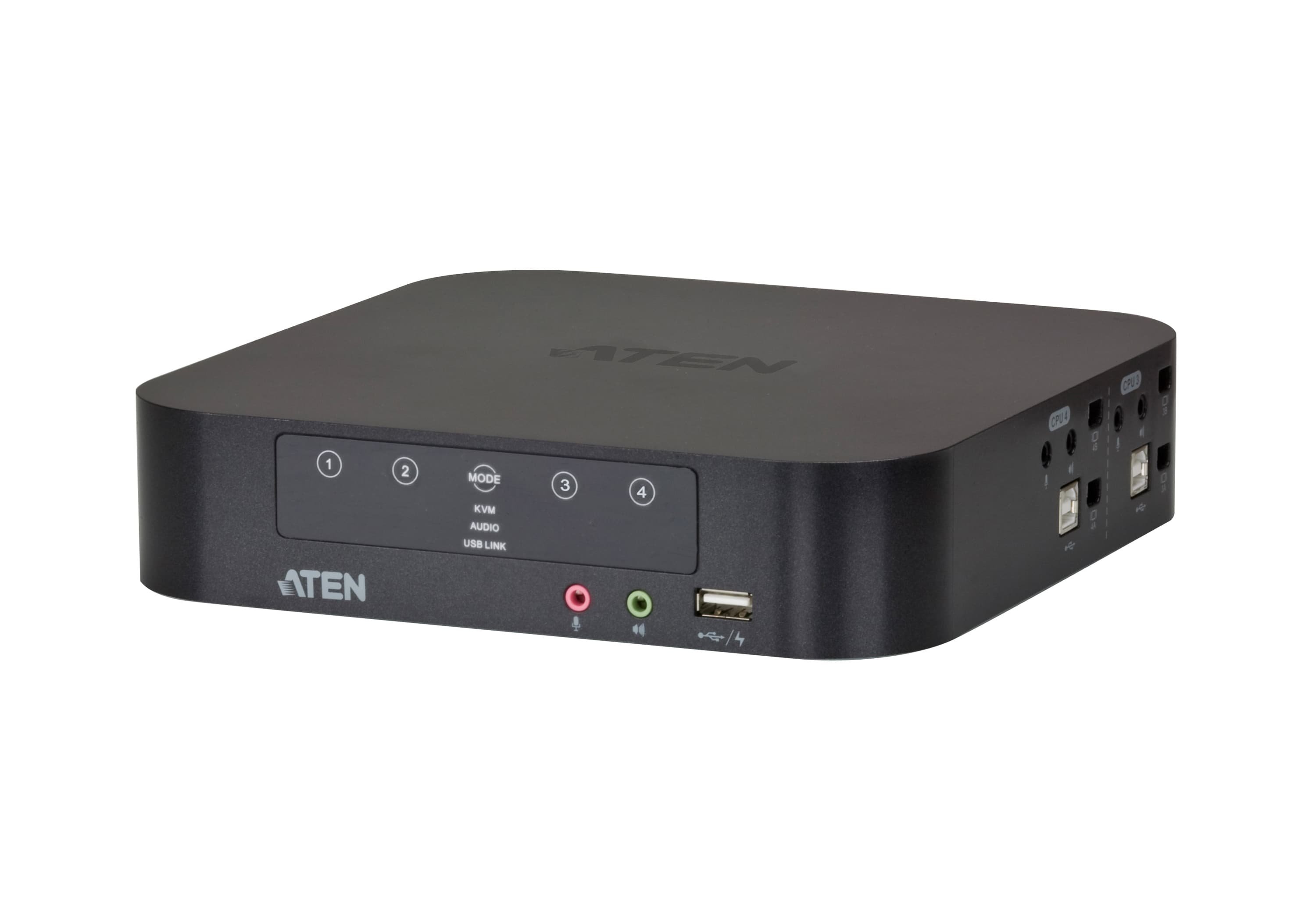 4-Port USB Mini DisplayPort/Audio Dual Display KVMP™ Switch (Cables included) — view 2