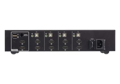 4-Port USB HDMI Dual Display Secure KVM Switch (PSD PP v4.0 Compliant)