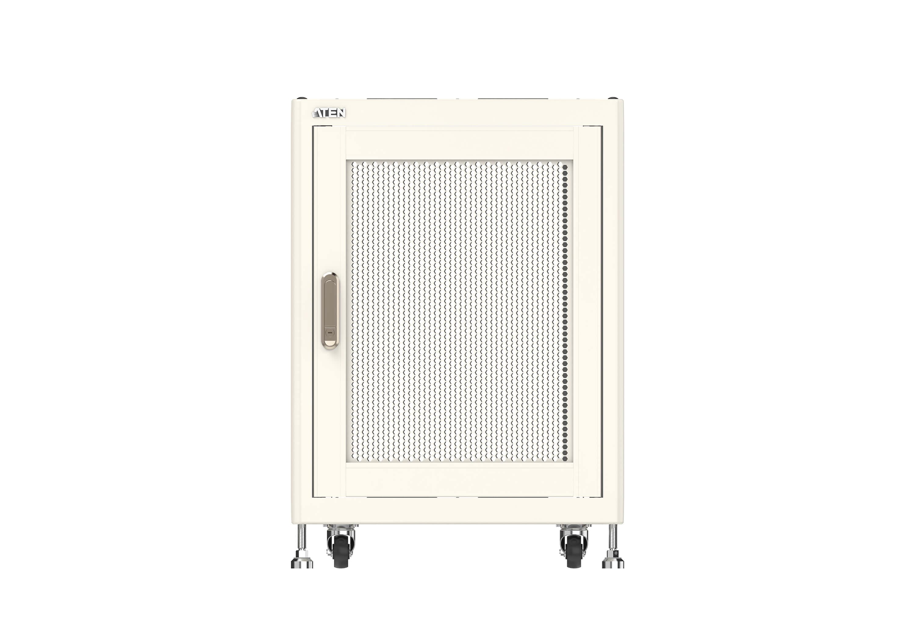 15U Standard Rack with Perforated Front and Rear Doors