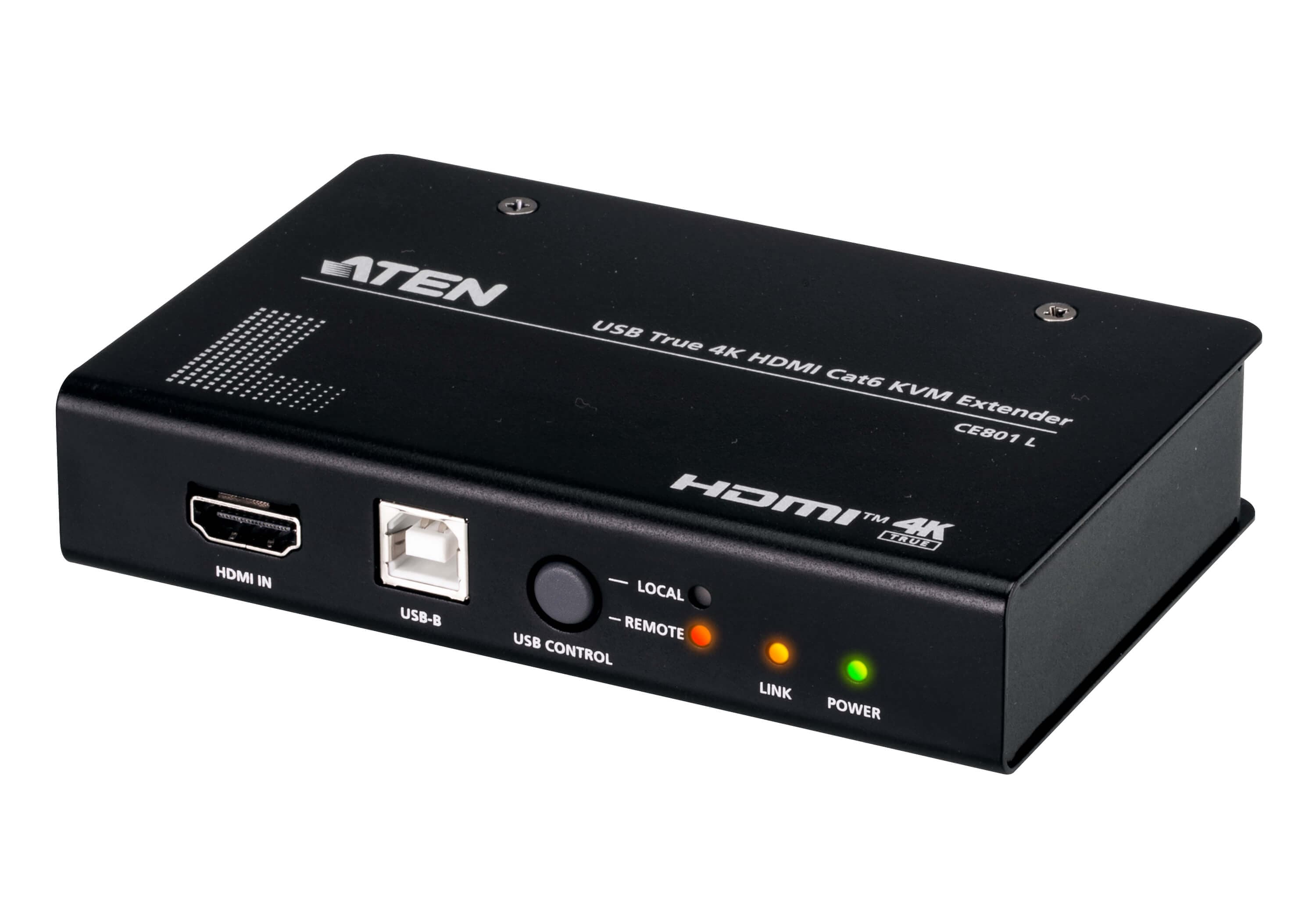 USB True 4K HDMI Cat 6 KVM Extender (4K @ 70 m / FHD @ 100 m)