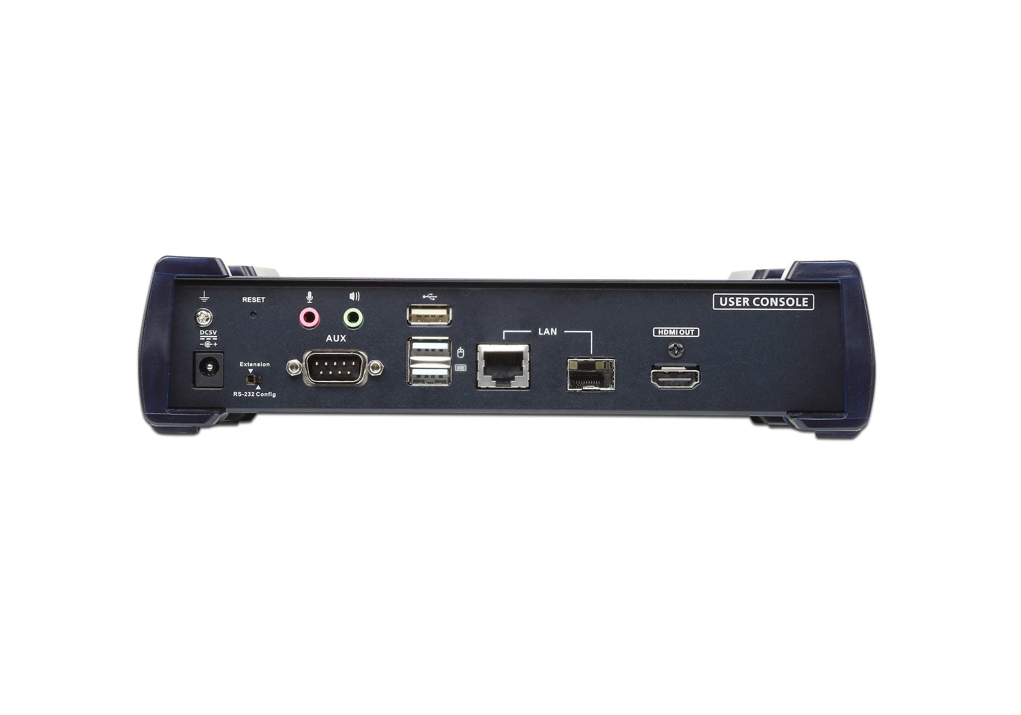 4K HDMI Single Display KVM over IP Extender — изглед 4