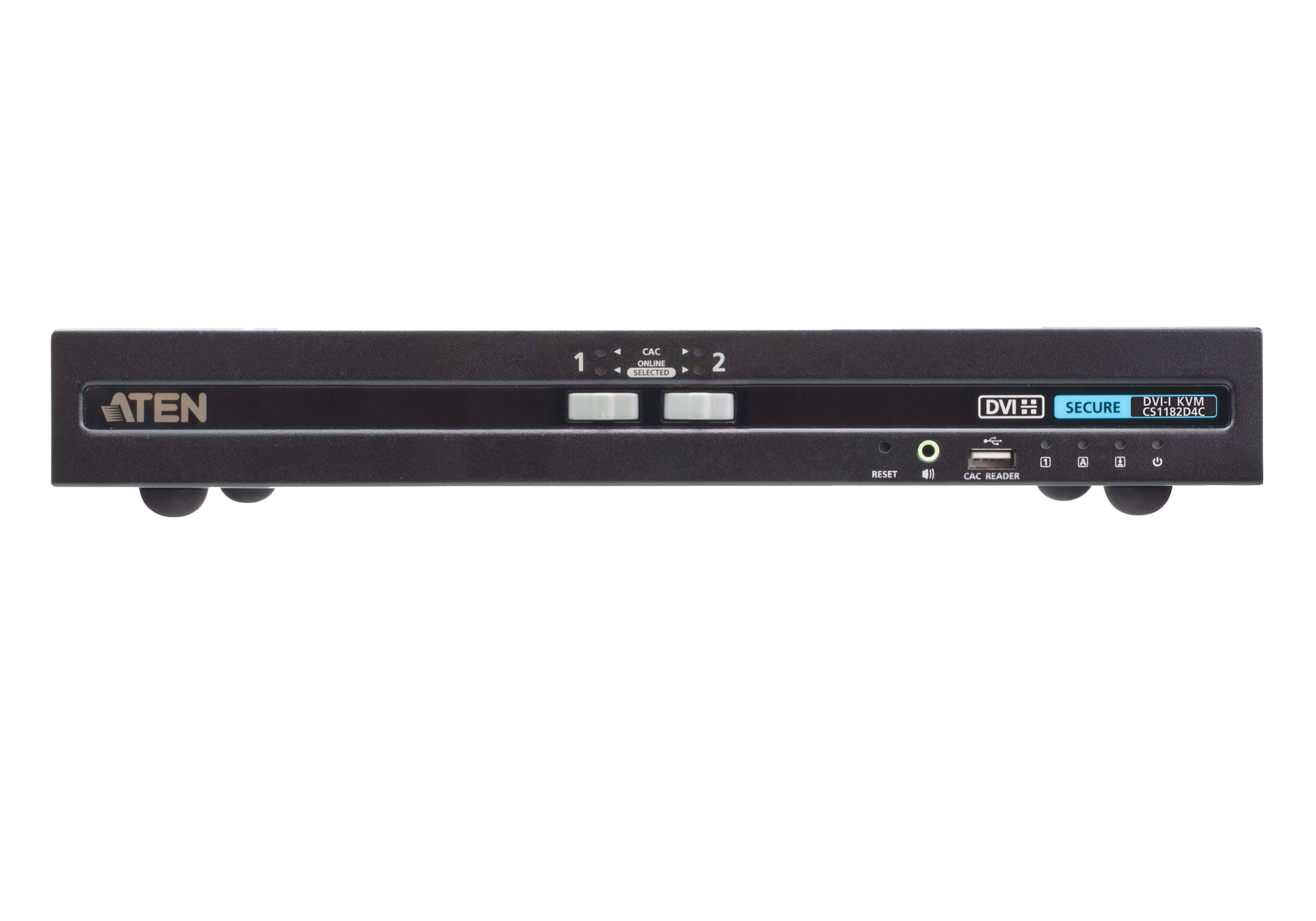 2-Port USB DVI Secure KVM Switch with CAC (PSD PP v4.0 Compliant) — изглед 2