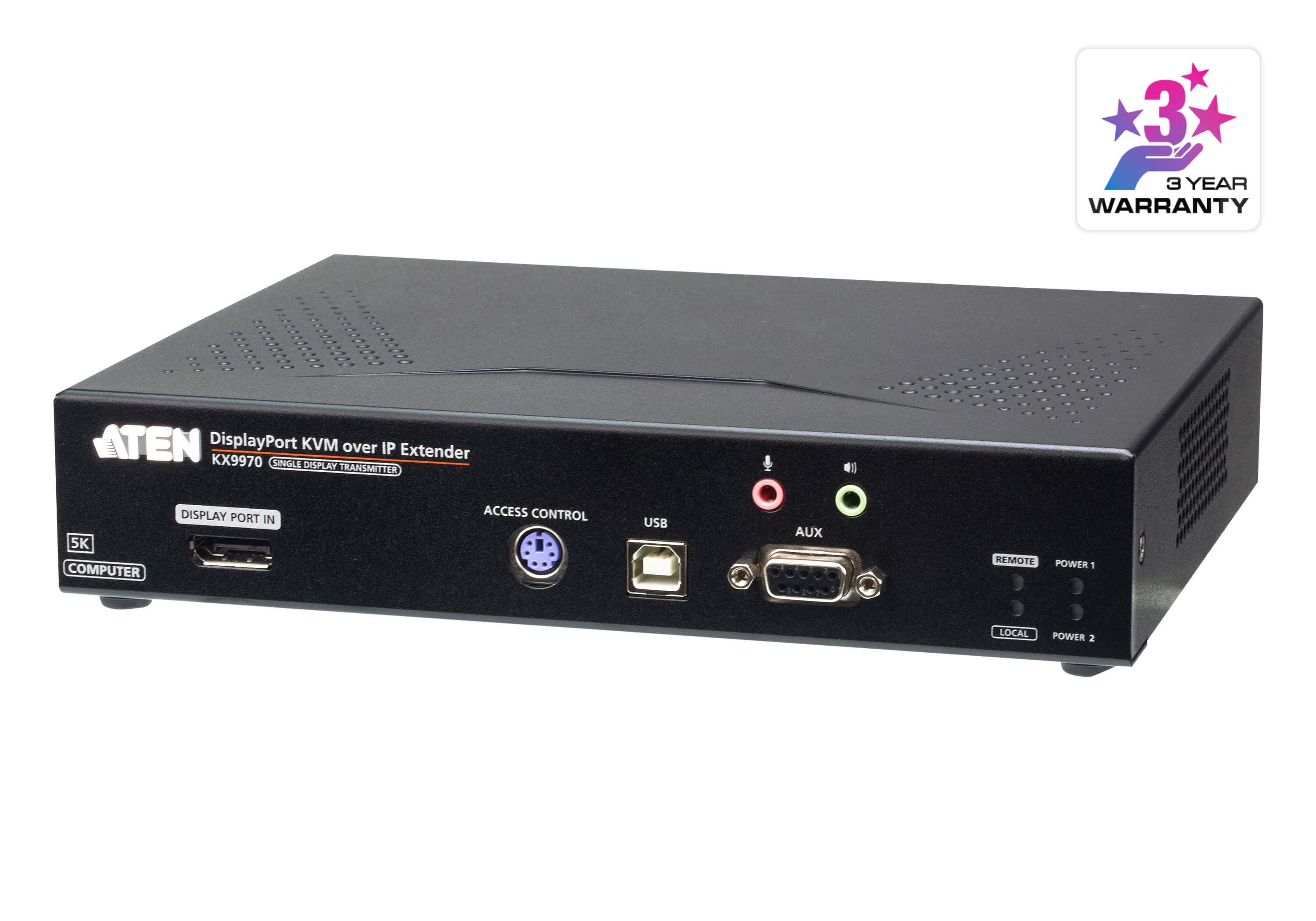 5K DisplayPort KVM over IP Transmitter — изглед 3