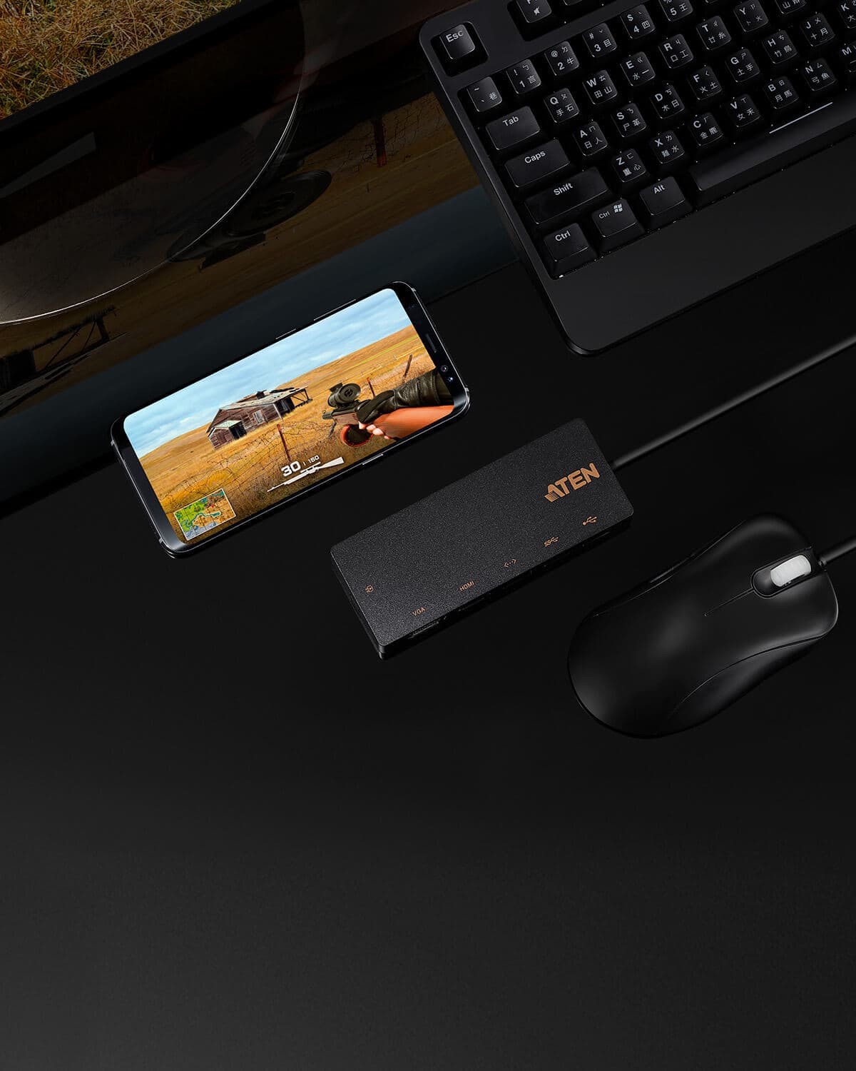USB-C Multiport Mini Dock with Power Pass-Through — изглед 4