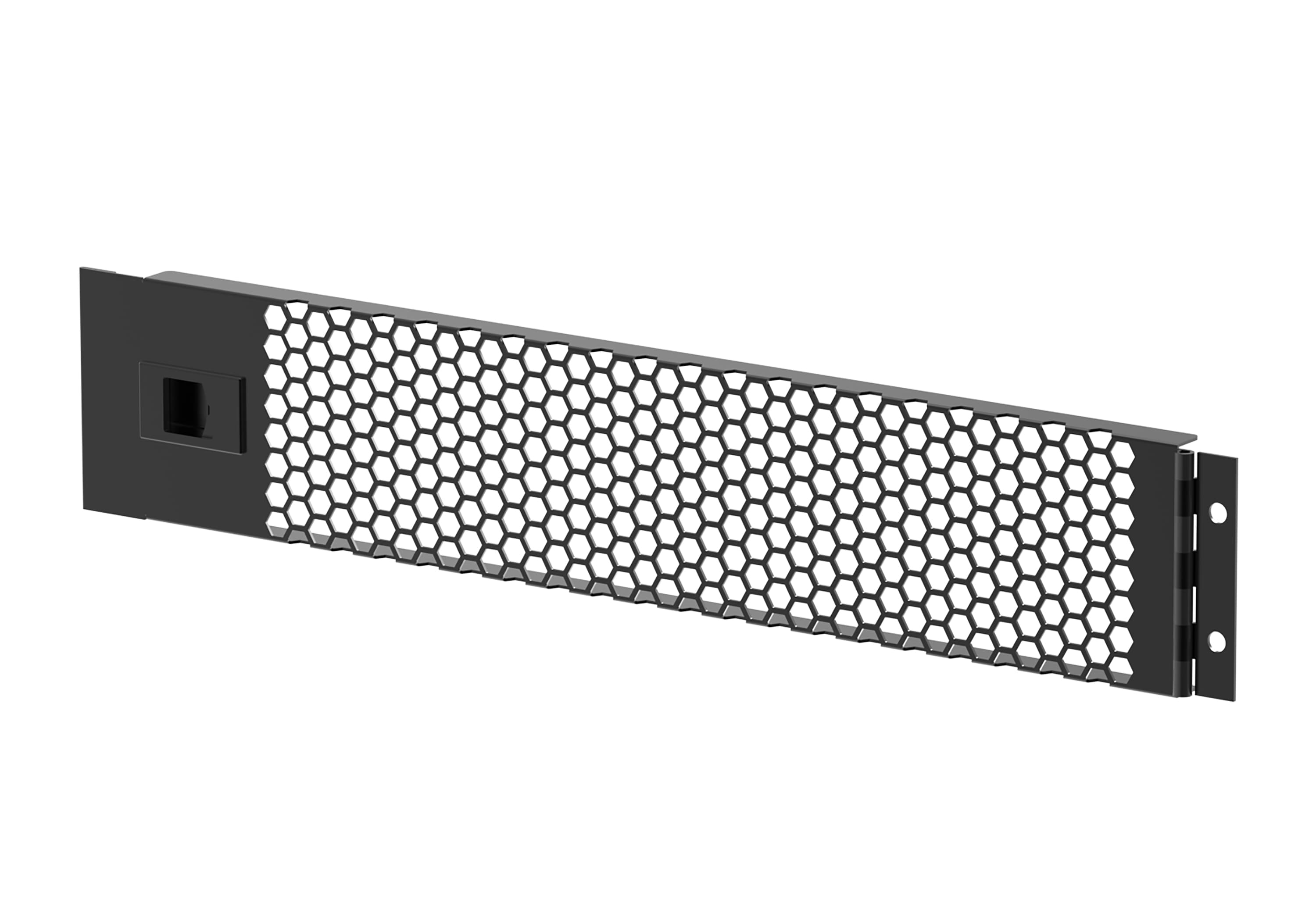 2U Hinged & Vented Rack Panel