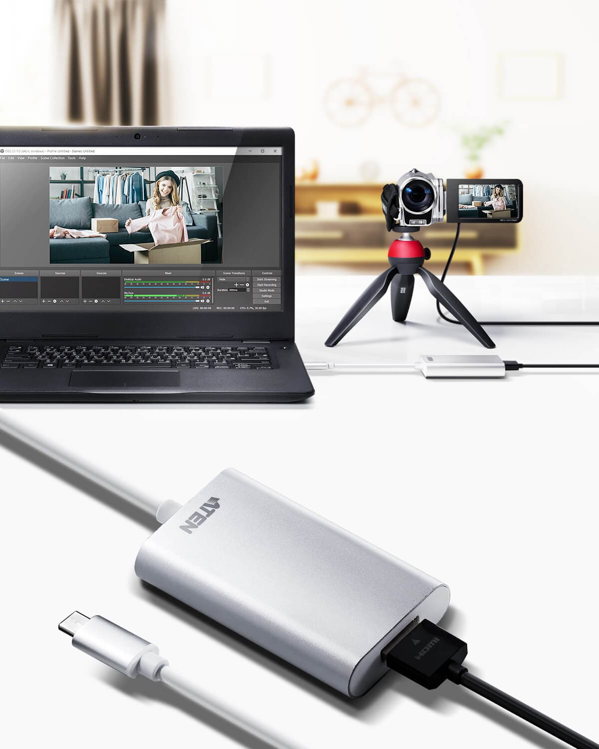 CAMLIVE™ (HDMI to USB-C UVC Video Capture) — изглед 2