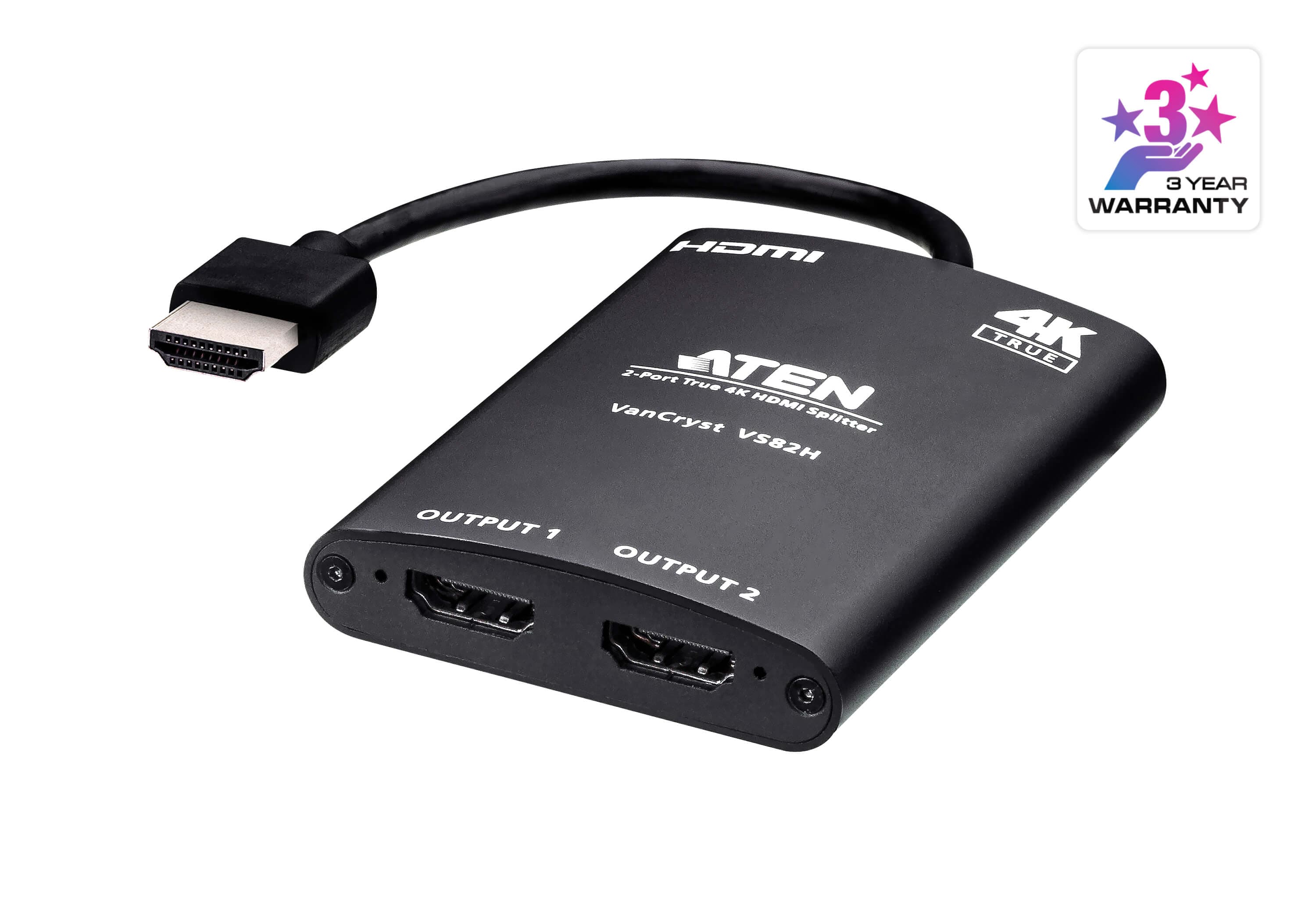 2-Port True 4K HDMI Splitter — изглед 3
