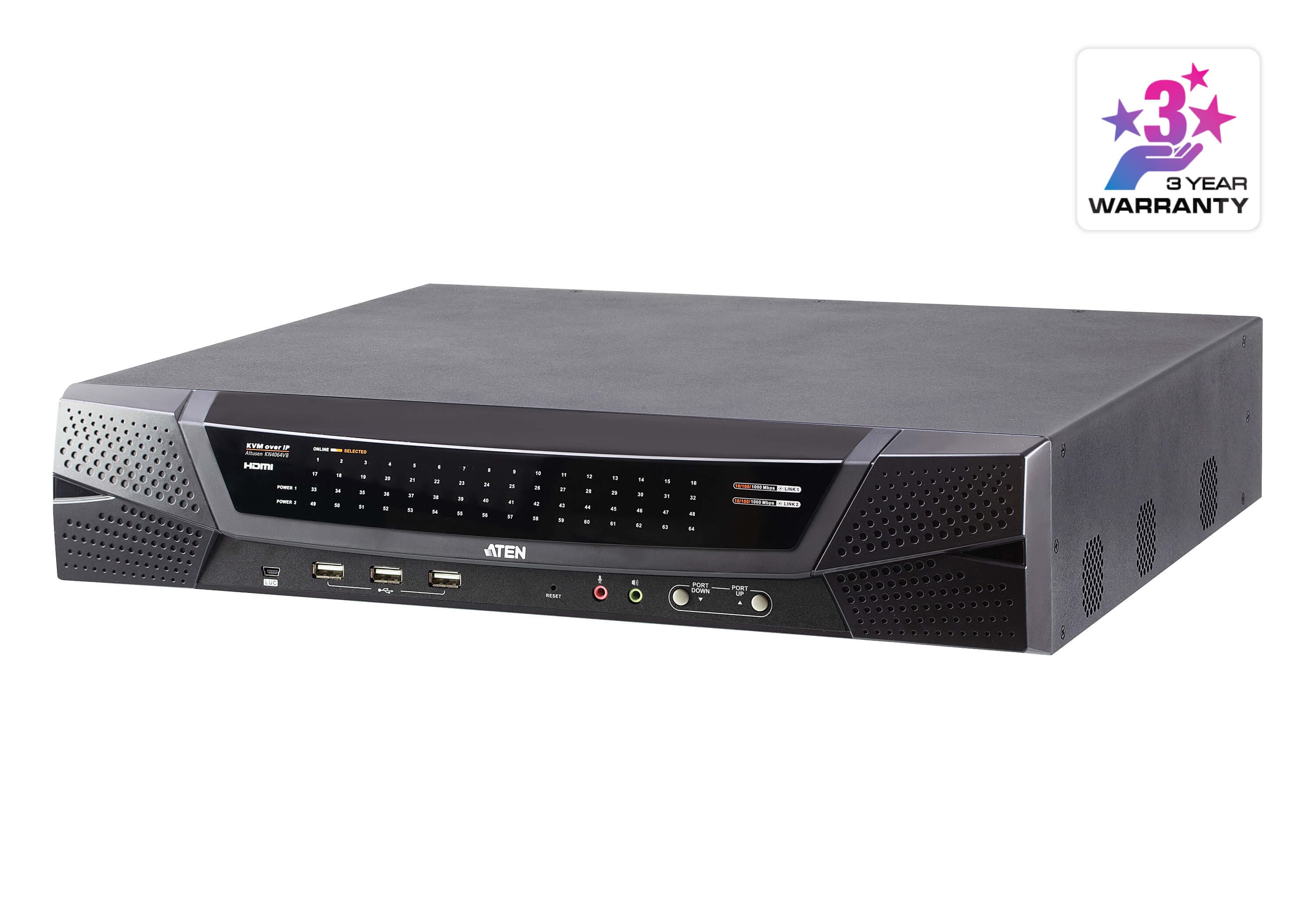 1-Local/4-Remote Shared Access 64-Port Multi-Interface Cat 5 KVM over IP Switch — изглед 3