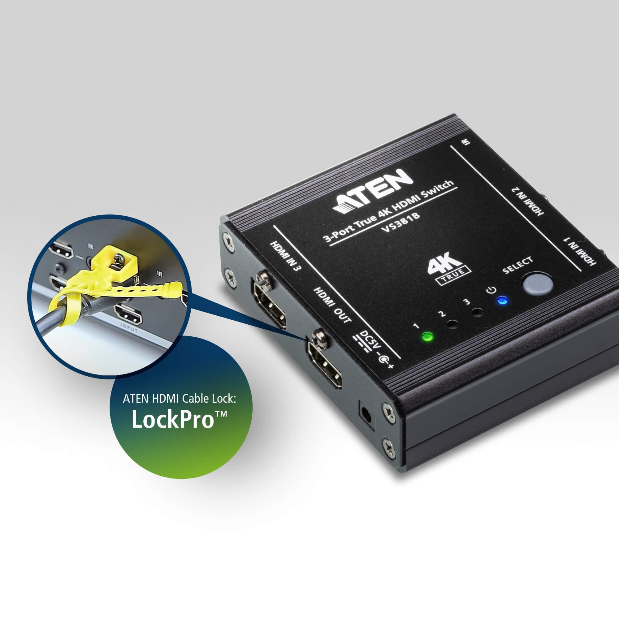 3-Port True 4K HDMI Switch — изглед 7