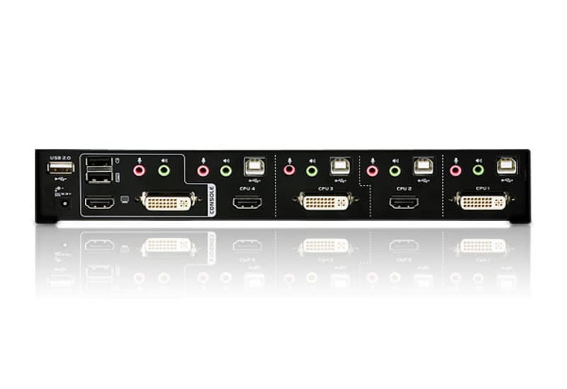 2x4 DVI-HD Audio/Video Matrix KVMP™ Switch — изглед 3