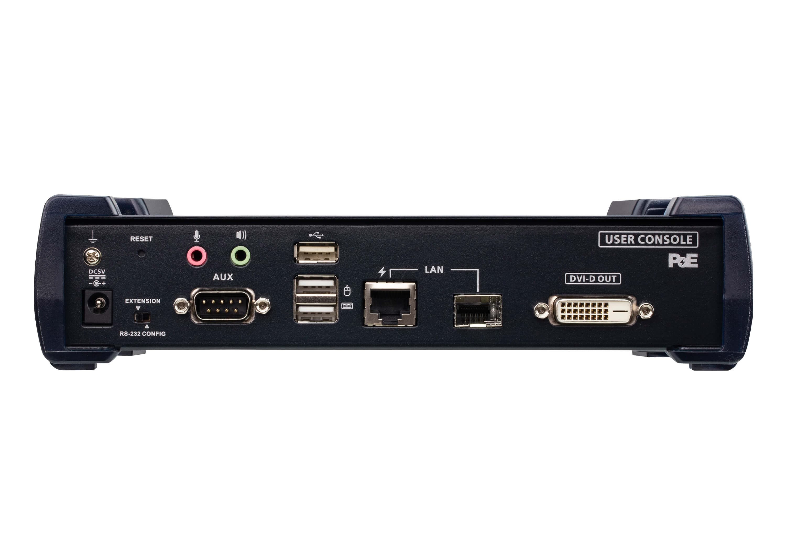 2K DVI-D Dual Link KVM over IP Extender with PoE — изглед 4