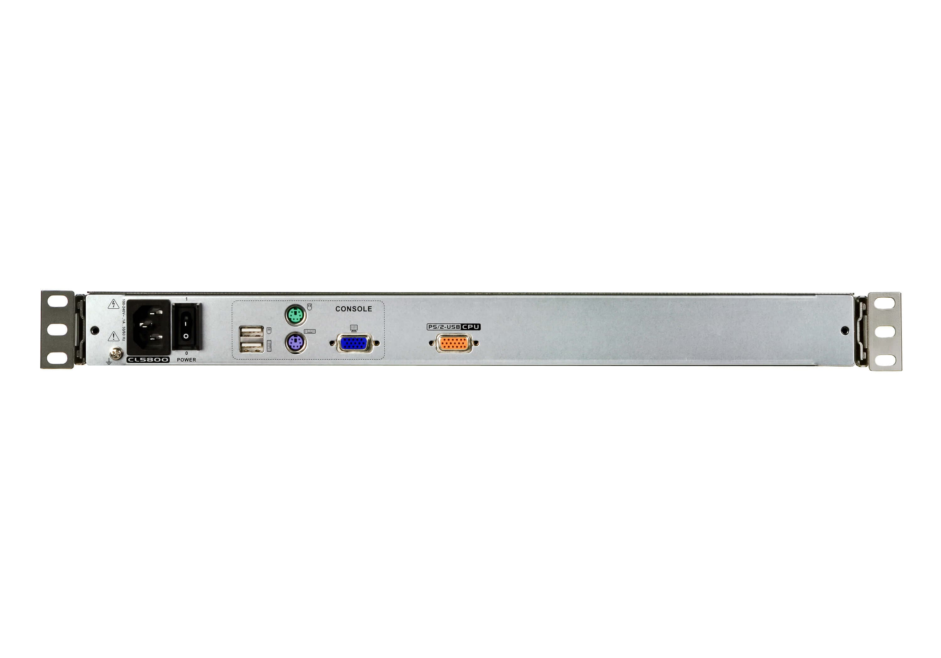 Dual Rail LCD Console (PS/2-USB, VGA)