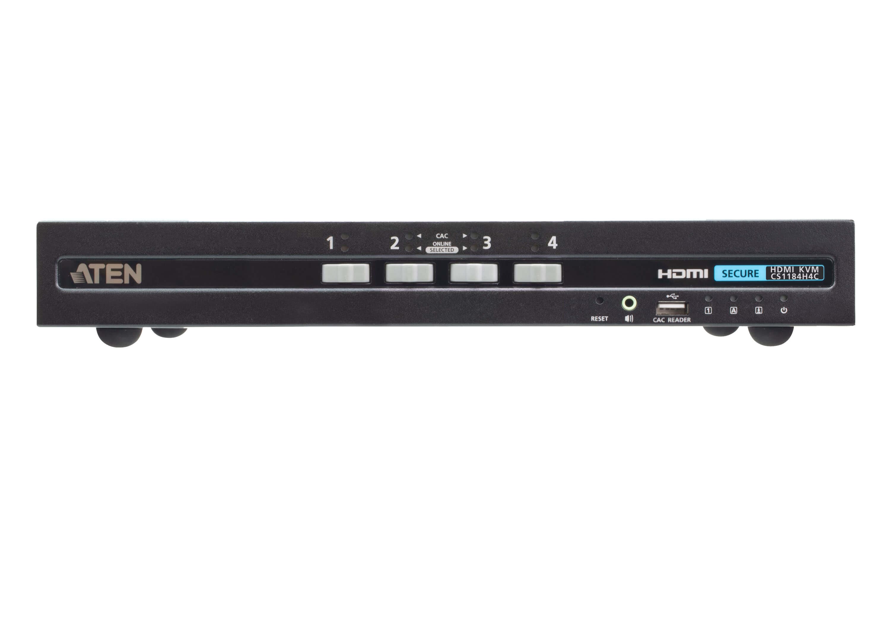 4-Port USB HDMI Secure KVM Switch with CAC (PSD PP v4.0 Compliant) — изглед 2