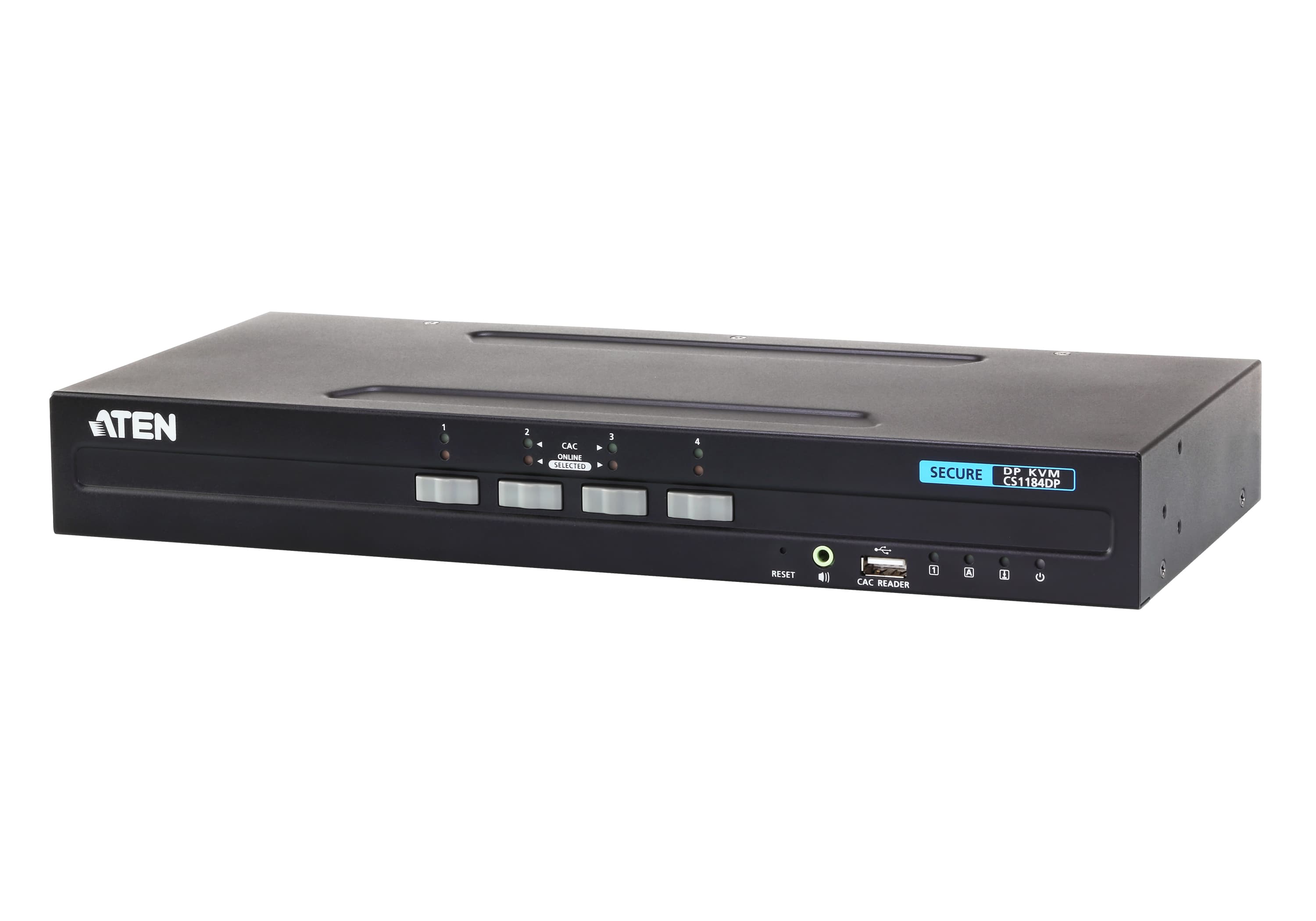 4-Port USB DisplayPort Secure KVM Switch (PSS PP v3.0 Compliant) — view 3