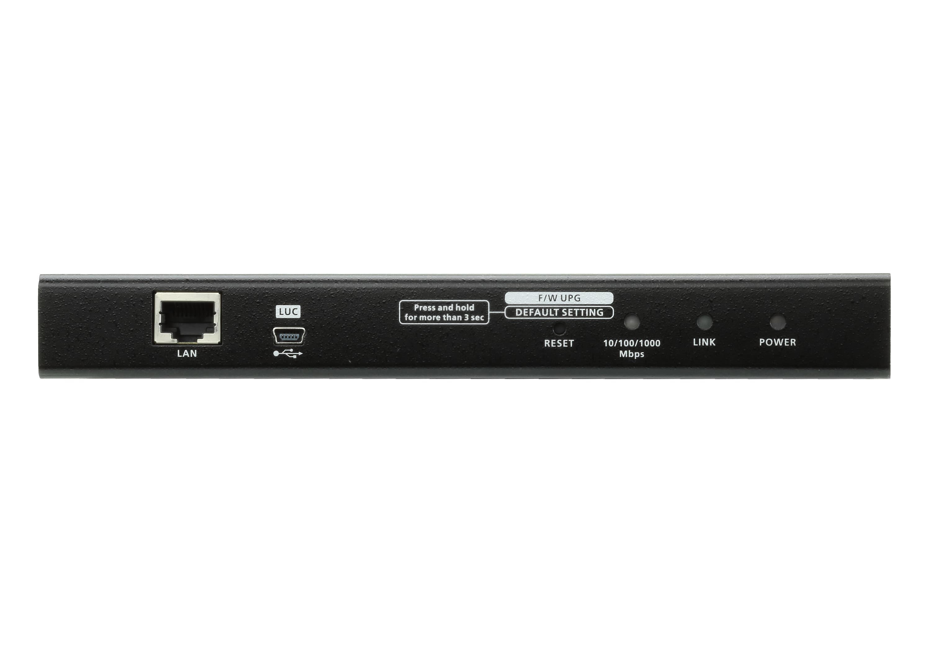 1-Local/Remote Shared Access
Single Port VGA KVM over IP Switch