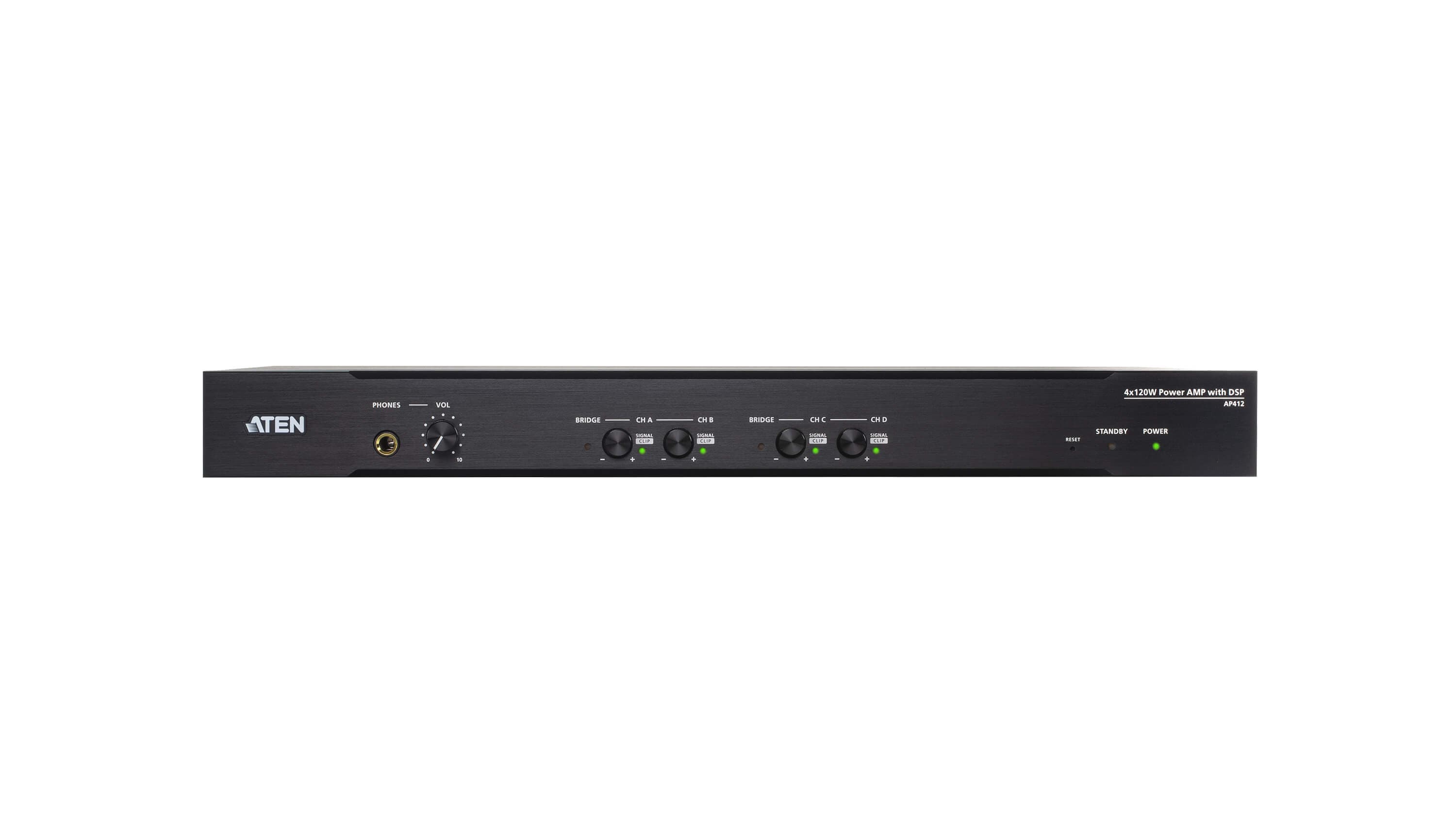 4 × 120W Power Amplifier with DSP