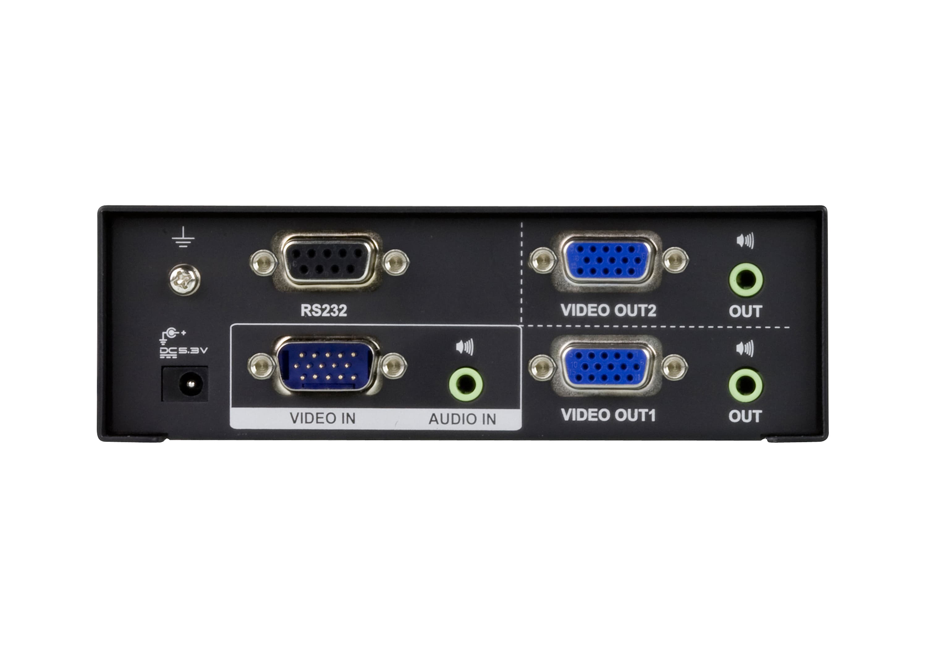 2-Port VGA/Audio Splitter (450MHz) — изглед 3