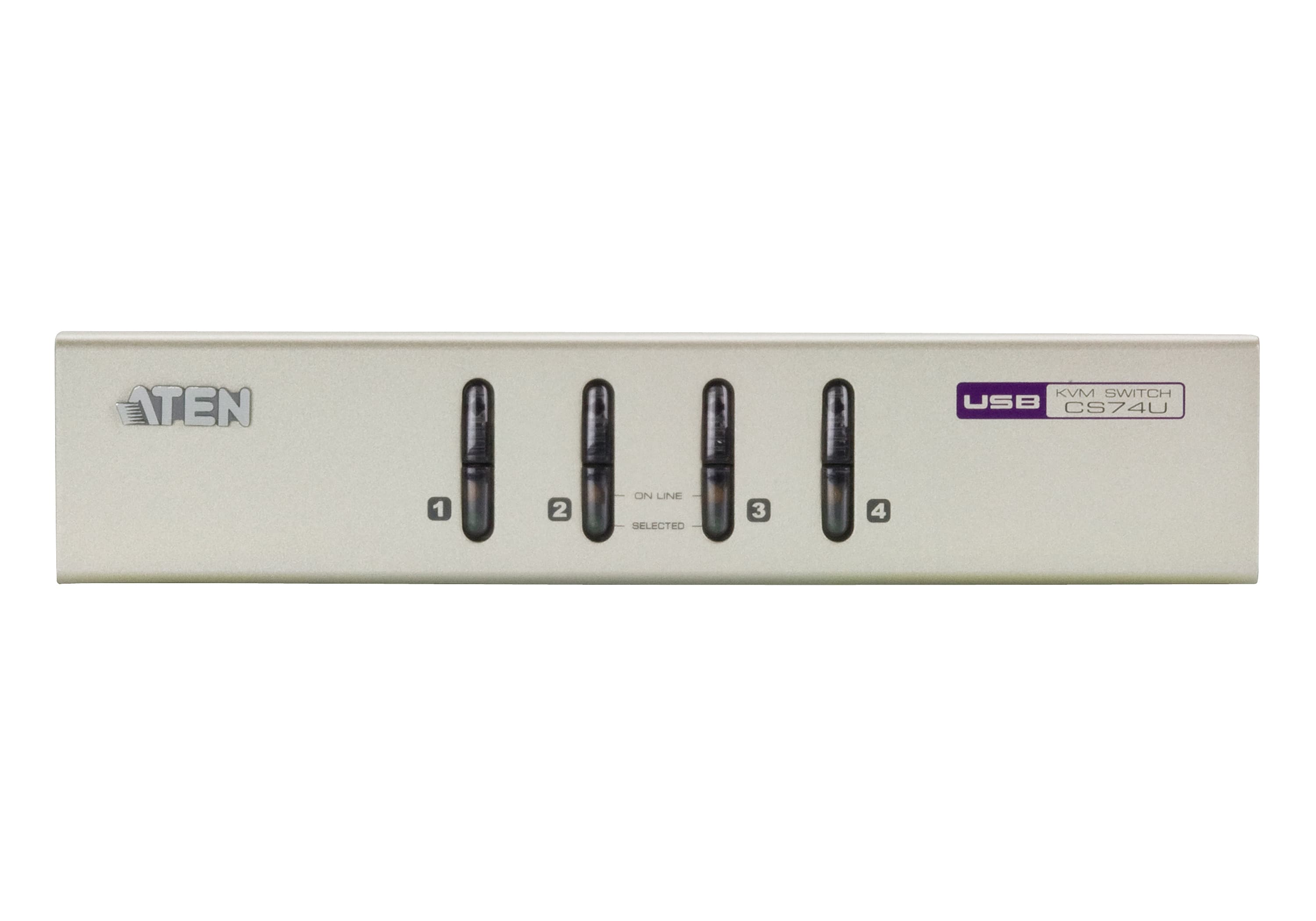 4-Port USB VGA/Audio KVM Switch — view 2