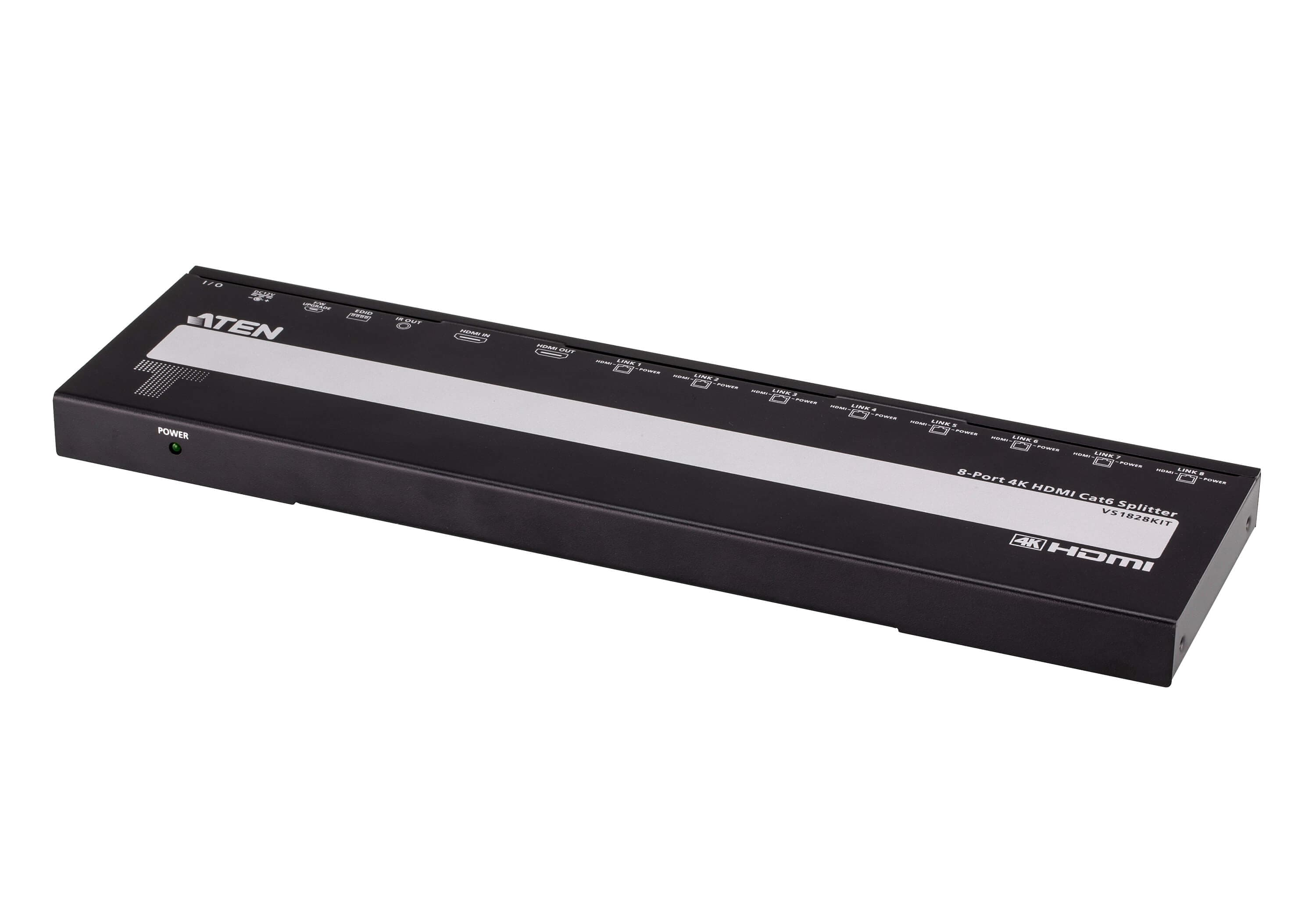 8-Port 4K HDMI Cat 6 Splitter with Receivers — изглед 2