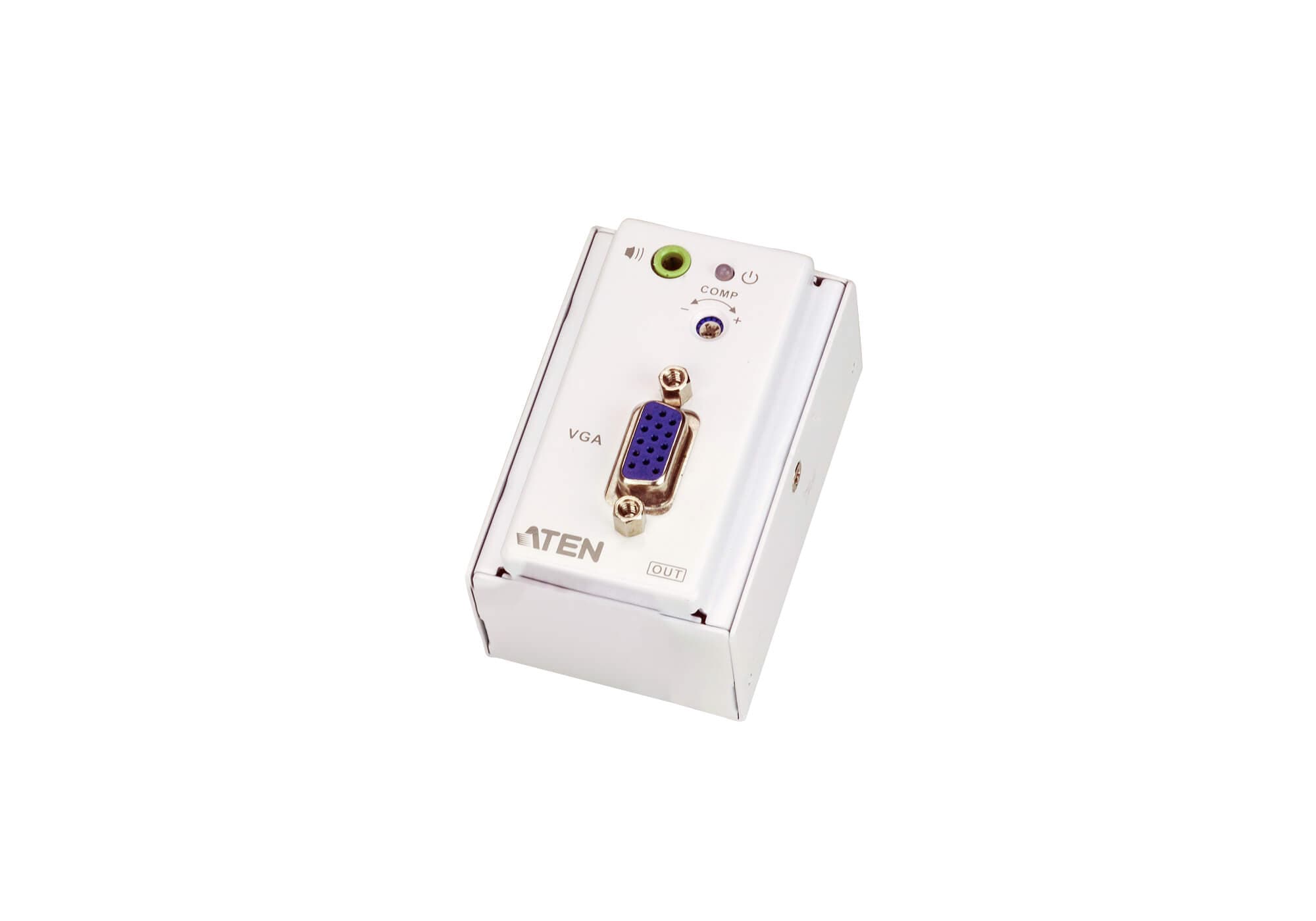 VGA/Audio Cat 5 Extender with MK Wall Plate (1280 x 1024 @150 m) — изглед 2