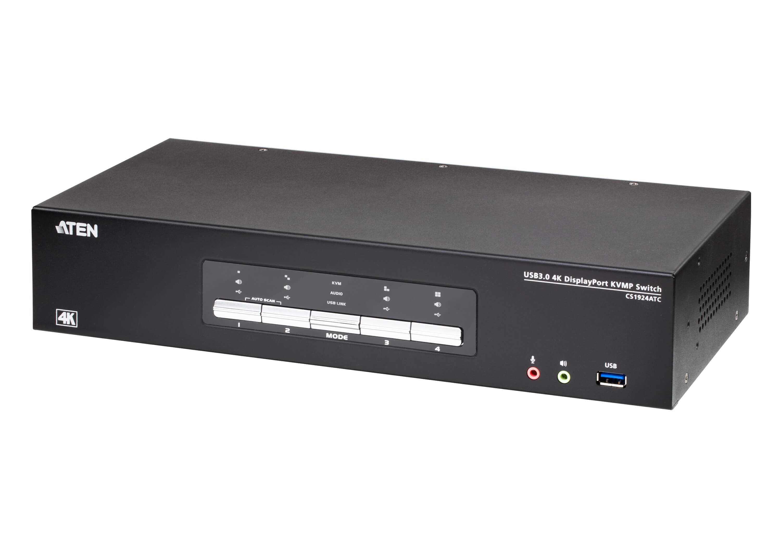 4-Port USB 3.0 4K DisplayPort KVMP™ Switch for ATC — view 3
