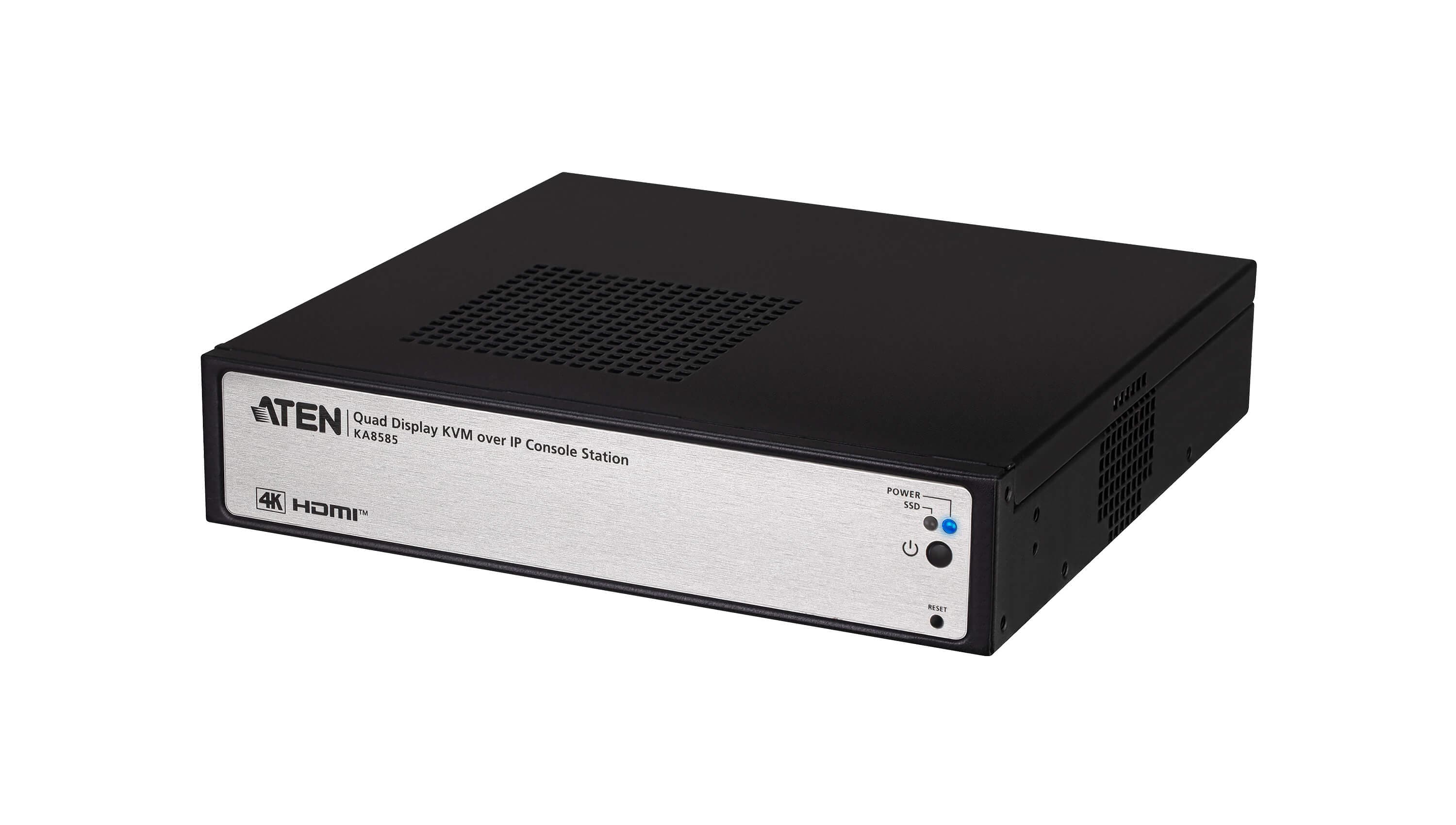4K Quad Display KVM over IP Console Station — изглед 3
