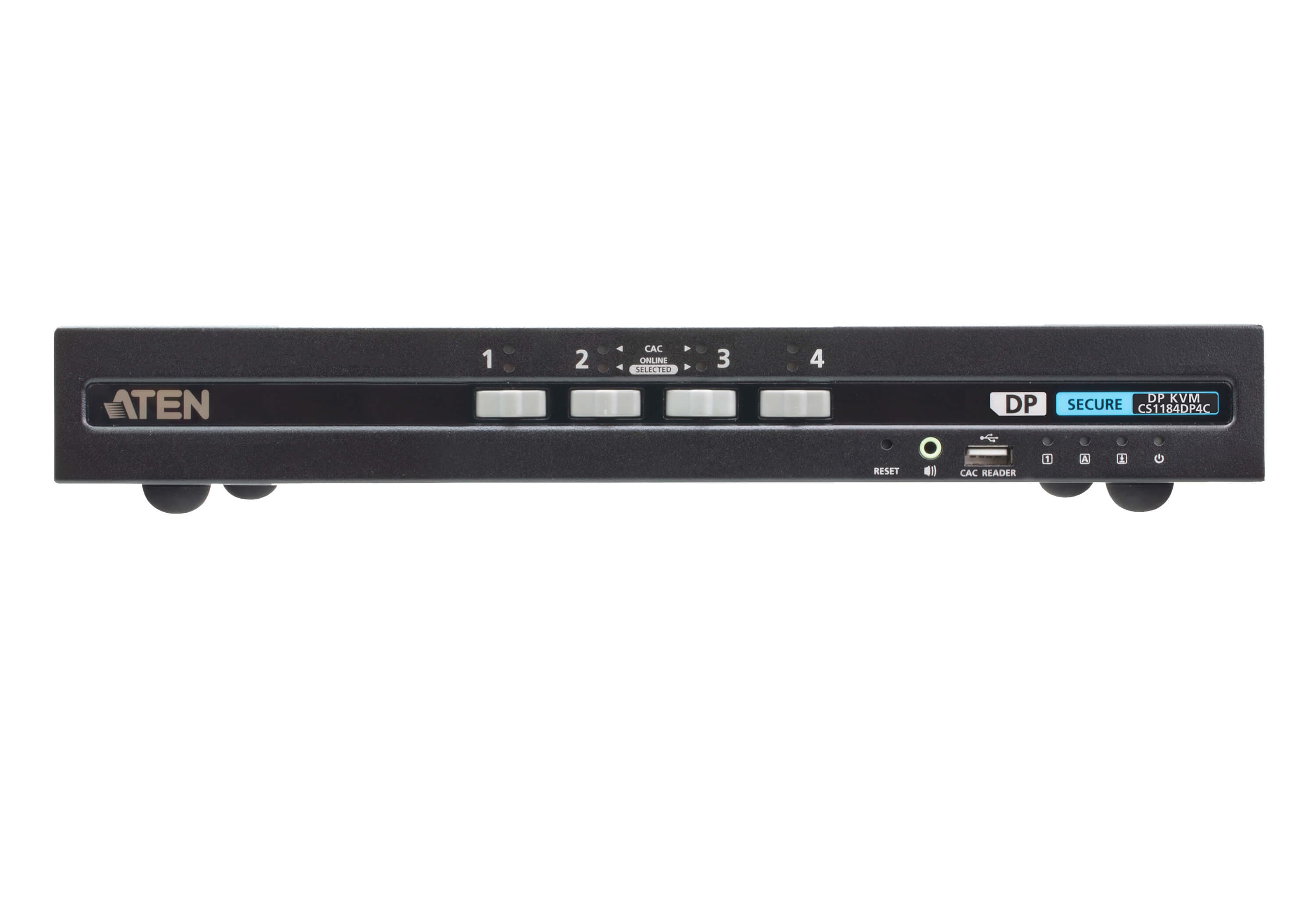 4-Port USB DisplayPort Secure KVM Switch with CAC (PSD PP v4.0 Compliant) — изглед 2